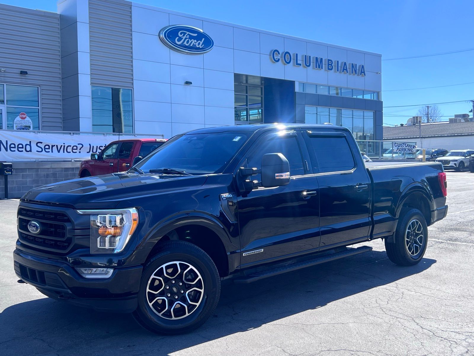 Black Metallic 2022 Ford F-150 Pickup Truck Four-Wheel Drive Automatic