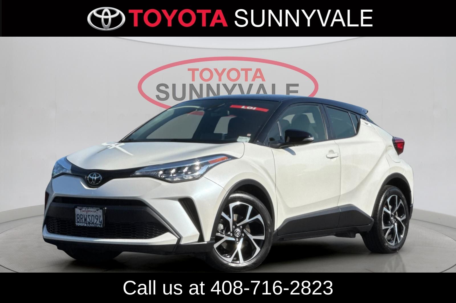 Used 2020 Toyota C-HR XLE with VIN JTNKHMBX2L1084593 for sale in Sunnyvale, CA