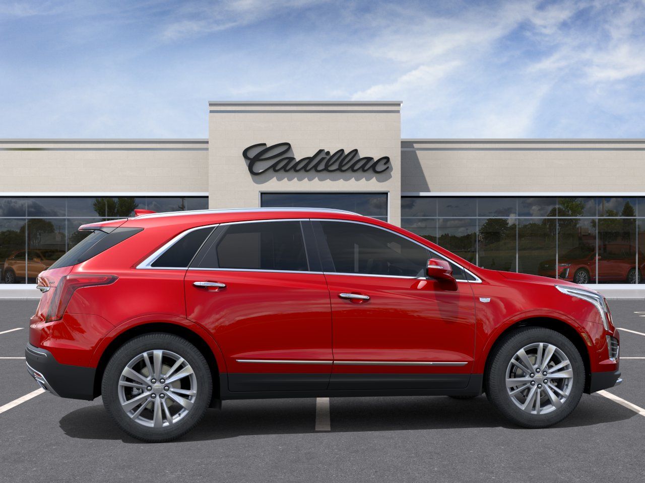 2026 Cadillac XT5 Premium Luxury Red at Ross Downing Buick GMC