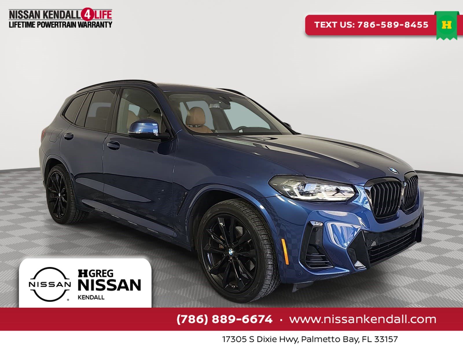 Phytonic Blue Metallic 2023 BMW X3 SUV / Crossover Rear-Wheel Drive 8-Speed Automatic