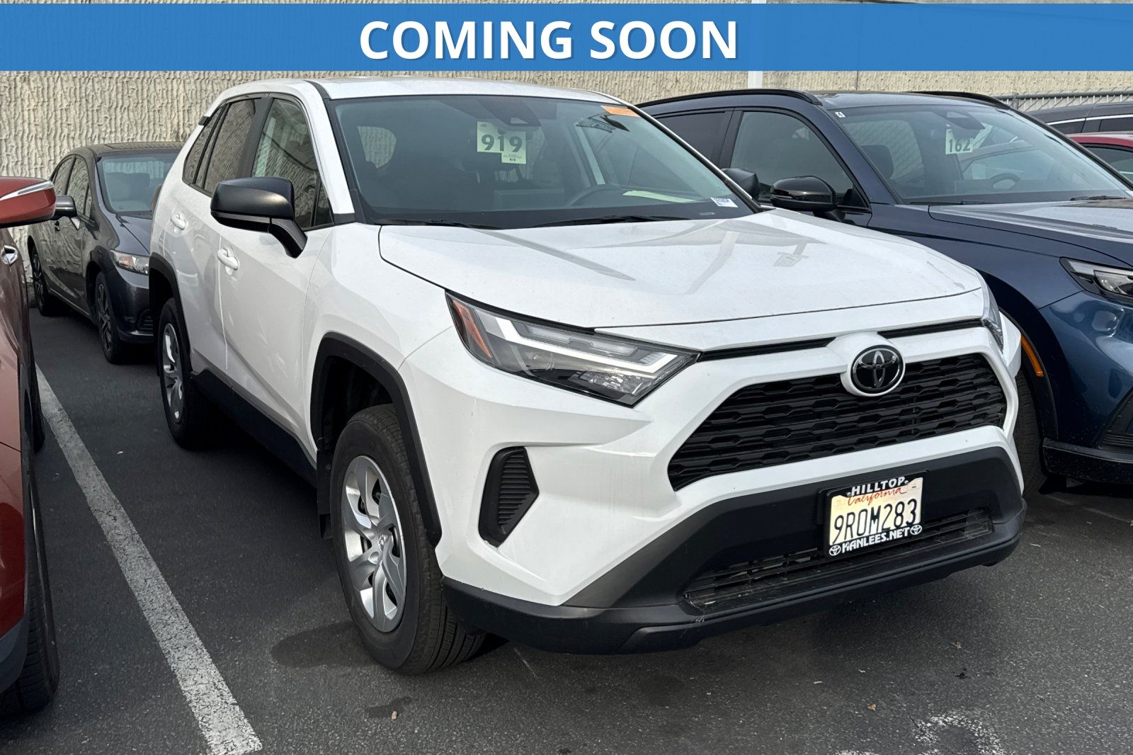 White 2025 Toyota RAV4 LE FWD SUV / Crossover Front-Wheel Drive 8-Speed Automatic