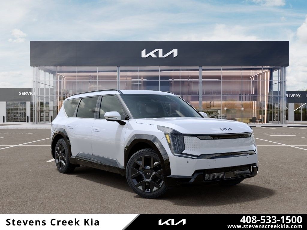 Glacial White Pearl 2026 Kia EV9 SUV / Crossover All-Wheel Drive 1-Speed Automatic