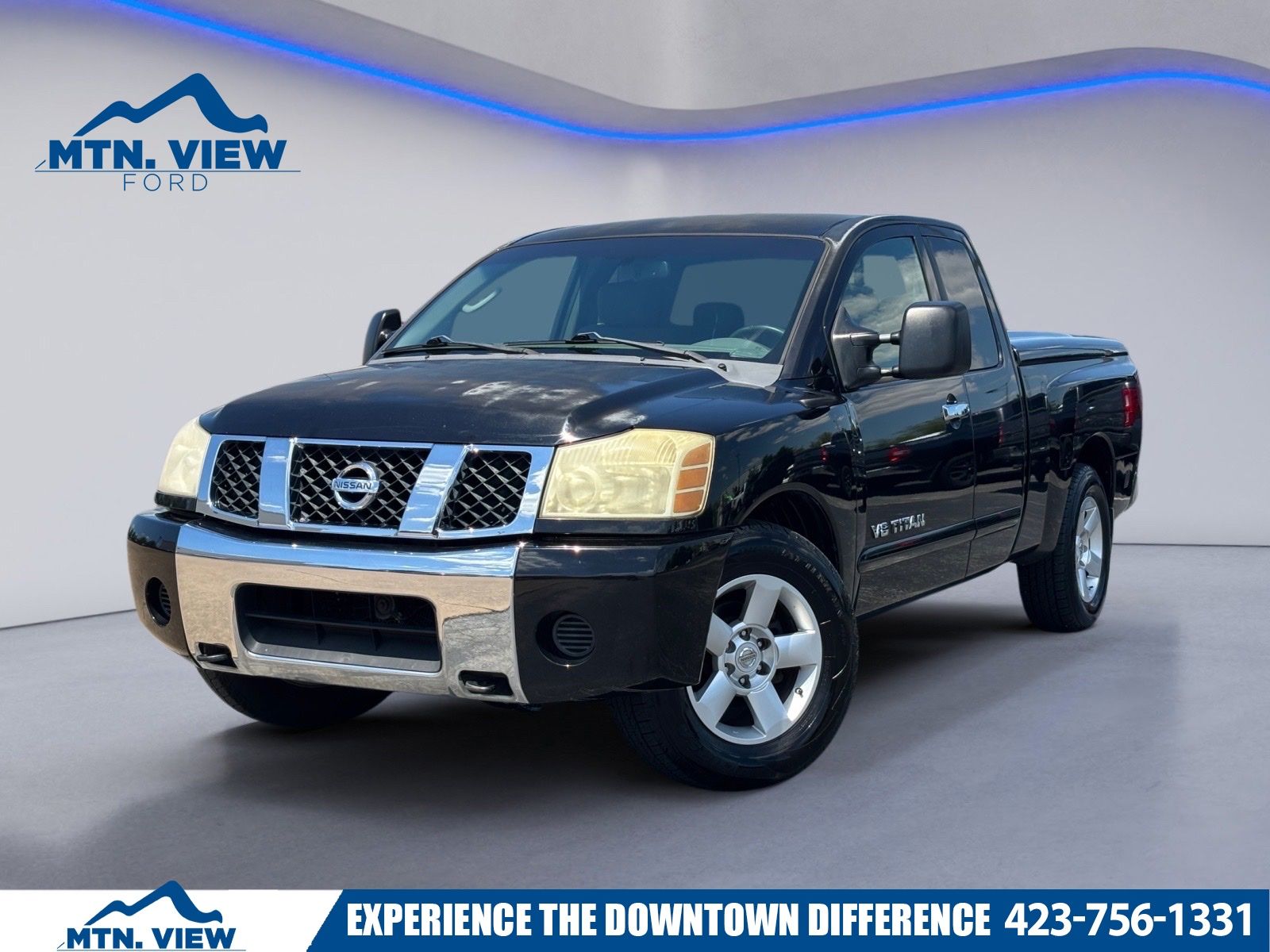 Galaxy Black Metallic 2006 Nissan Titan Pickup Truck Rear-Wheel Drive 5-Speed Automatic Overdrive