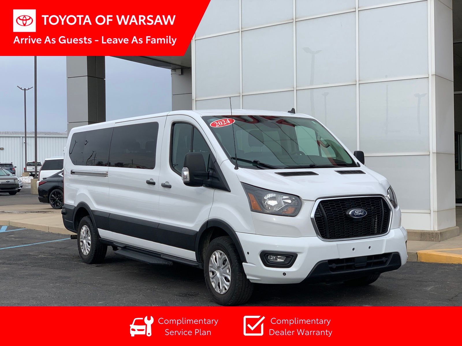 2024 Ford Transit Passenger 350 XLT Low Roof LB RWD