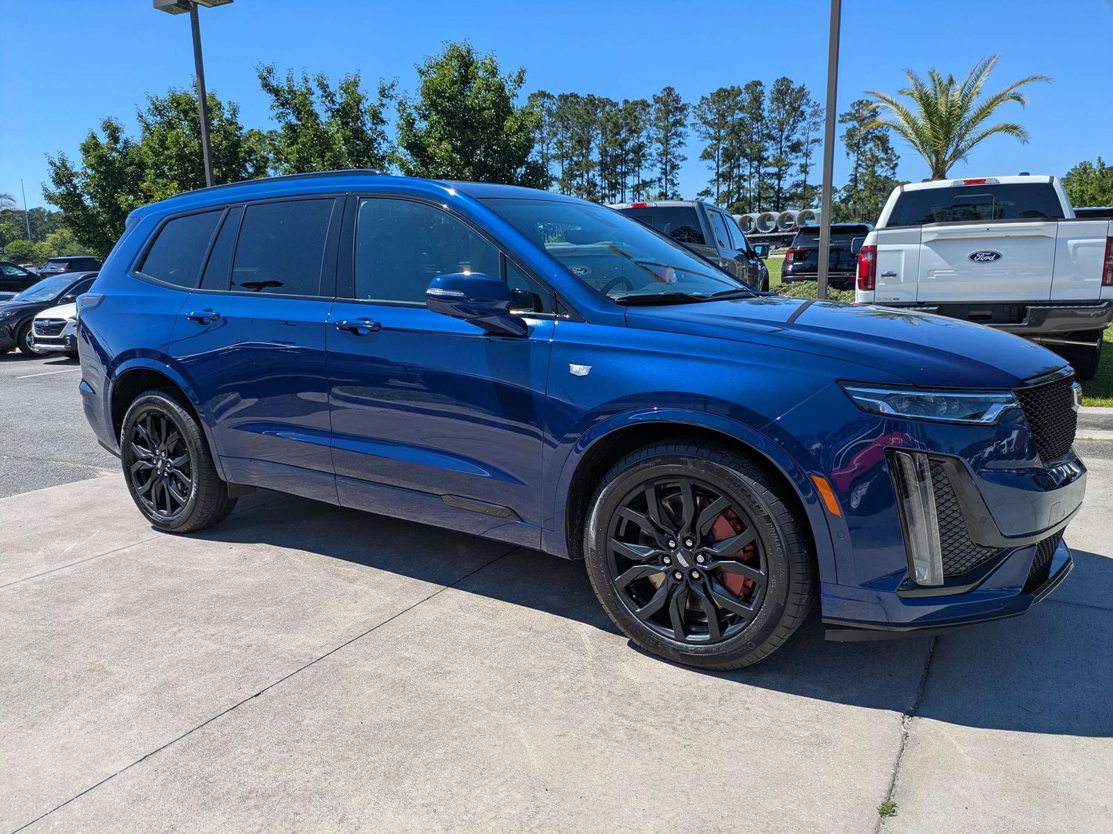 Blue Metallic 2024 Cadillac XT6 Sport AWD SUV / Crossover Four-Wheel Drive 9-Speed Automatic