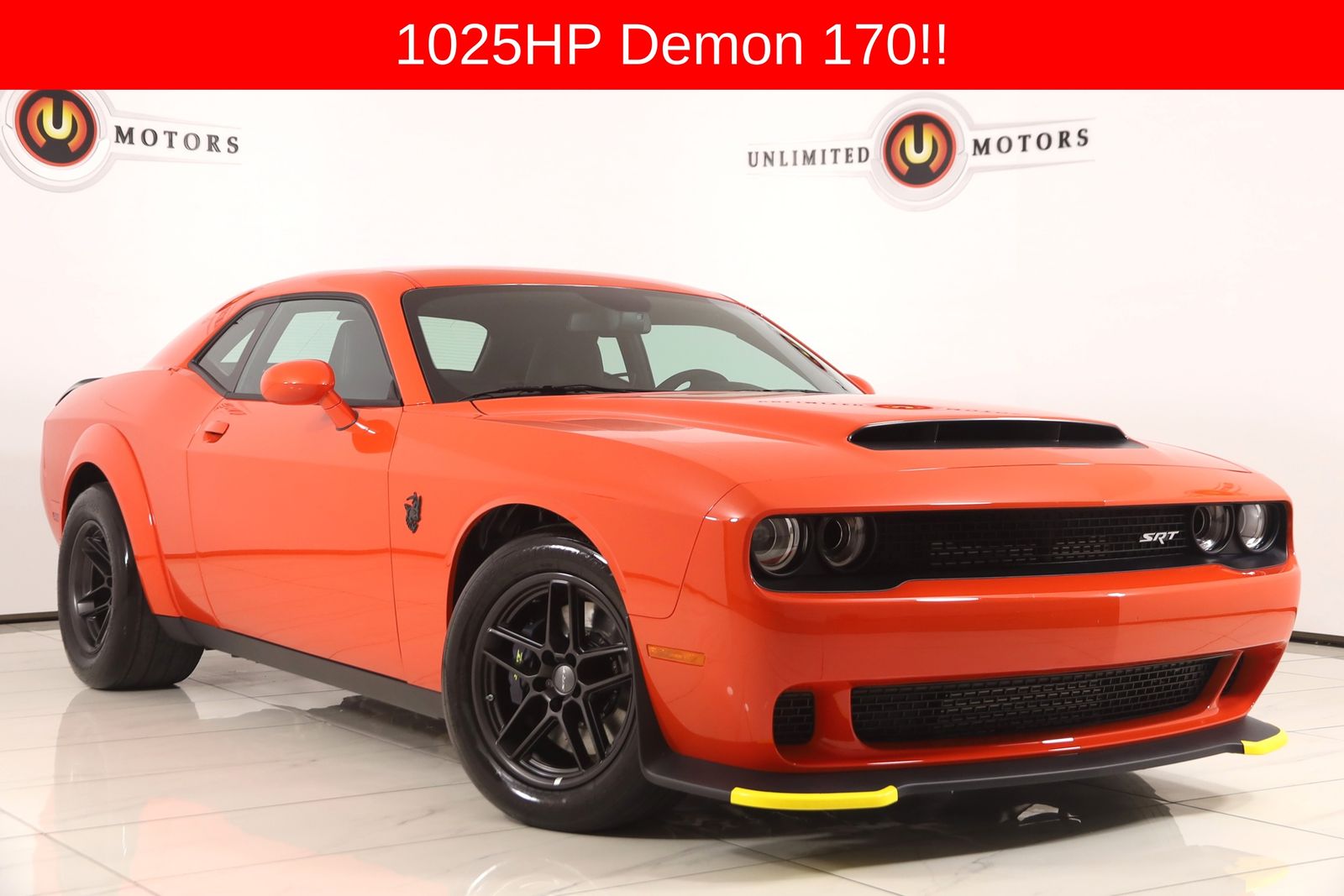 Go Mango! 2023 Dodge Challenger Coupe Rear-Wheel Drive 8-Speed Automatic