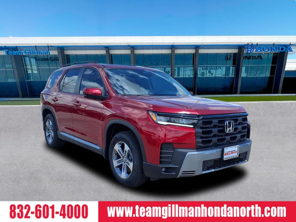 Radiant Red 2026 Honda Pilot EX-L FWD SUV / Crossover Front-Wheel Drive Automatic