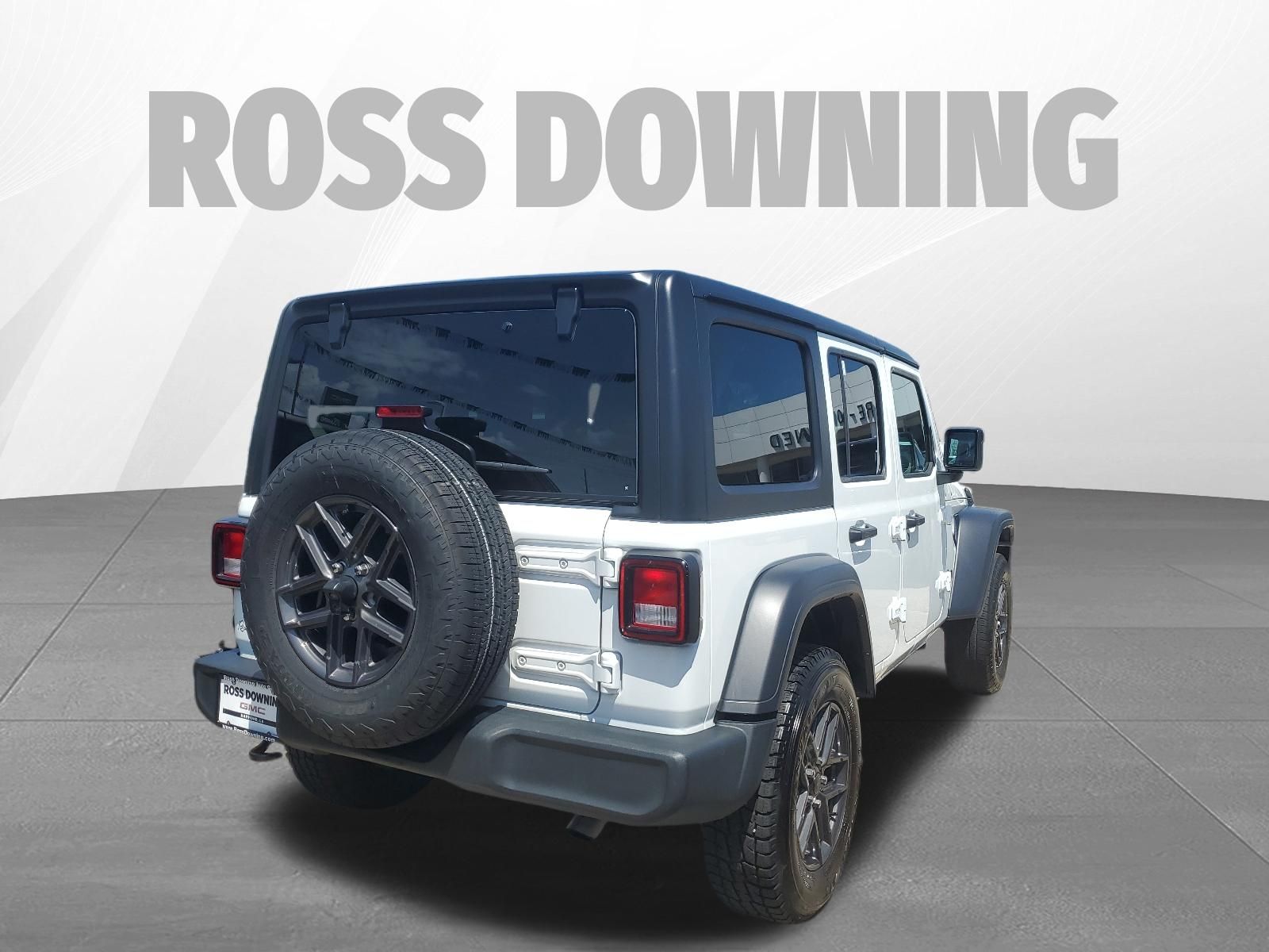 2025 Jeep Wrangler Sport S White at Ross Downing Chevrolet