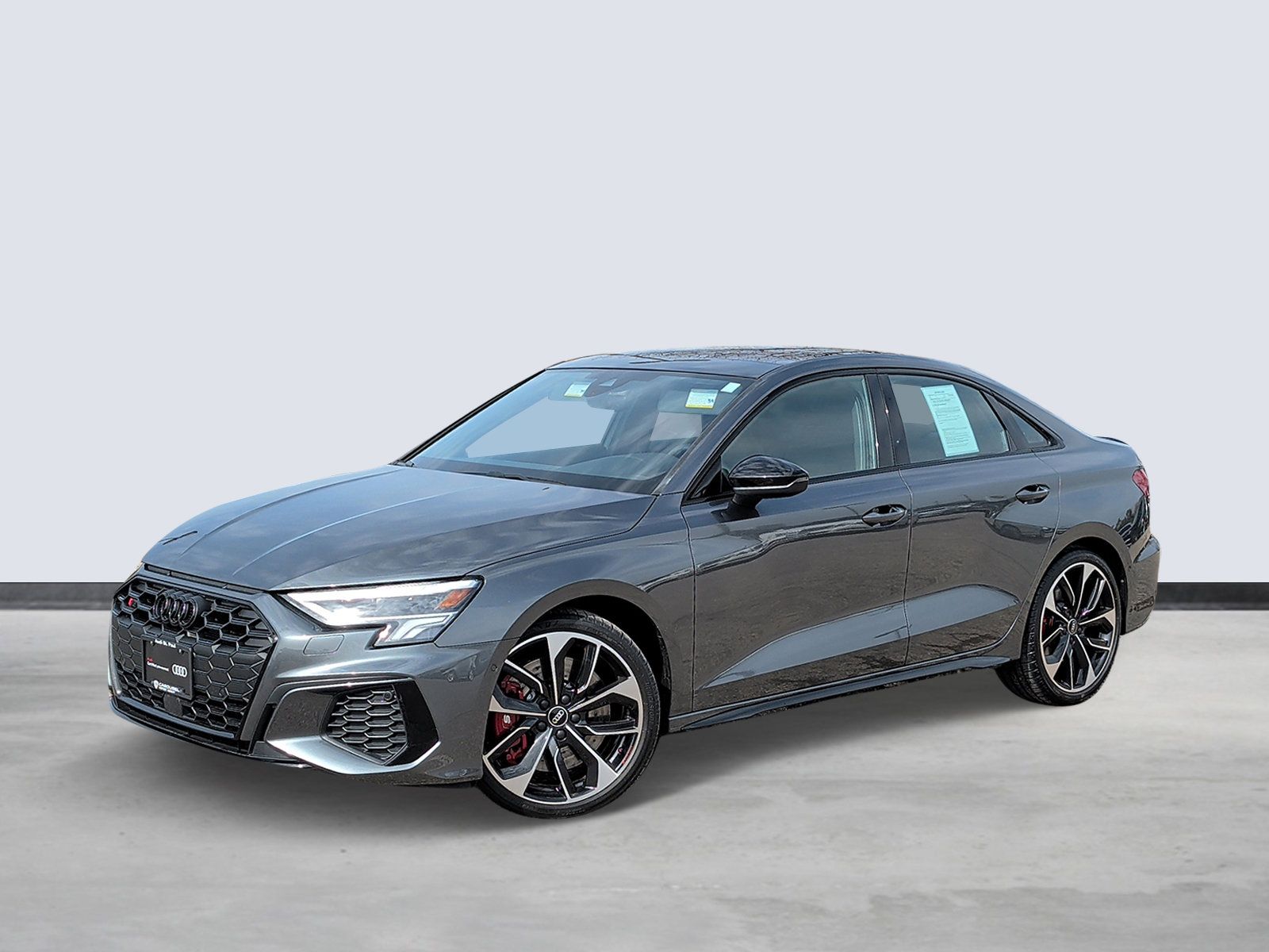 Daytona Gray Pearl Effect 2023 Audi S3 2.0T quattro Premium Plus AWD Sedan All-Wheel Drive 7-Speed Automatic