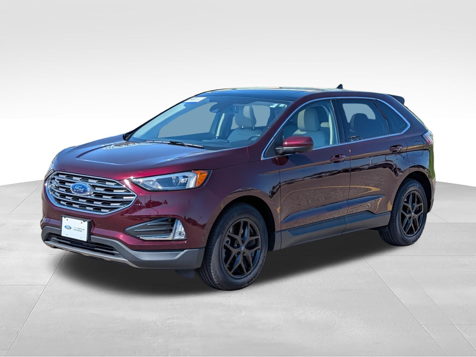 Red (Burgundy) 2022 Ford Edge SUV / Crossover All-Wheel Drive 8-Speed Automatic