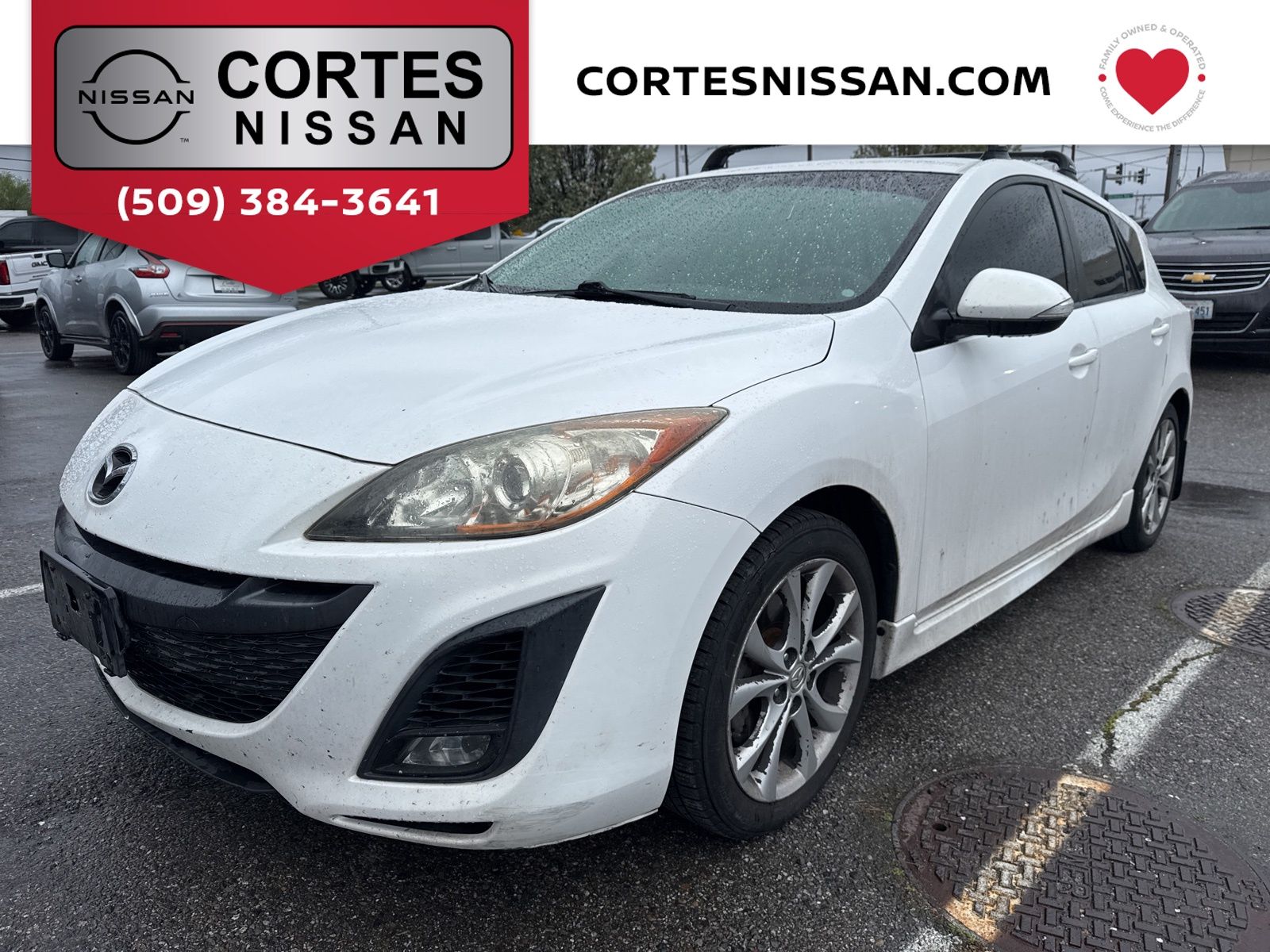 Crystal White Pearl Mica 2010 Mazda MAZDA3 s Sport Hatchback Hatchback Front-Wheel Drive 5-Speed Automatic