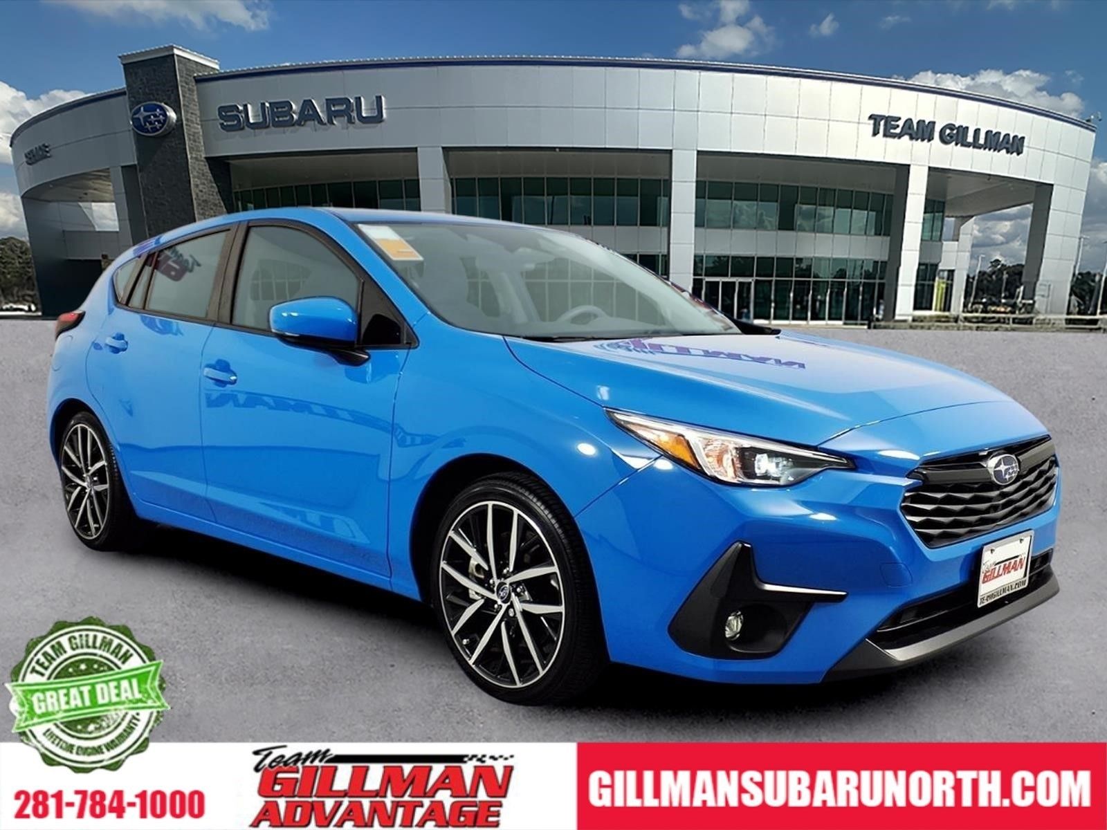 Oasis Blue Pearl 2024 Subaru Impreza Sport AWD Wagon All-Wheel Drive Continuously Variable Transmission