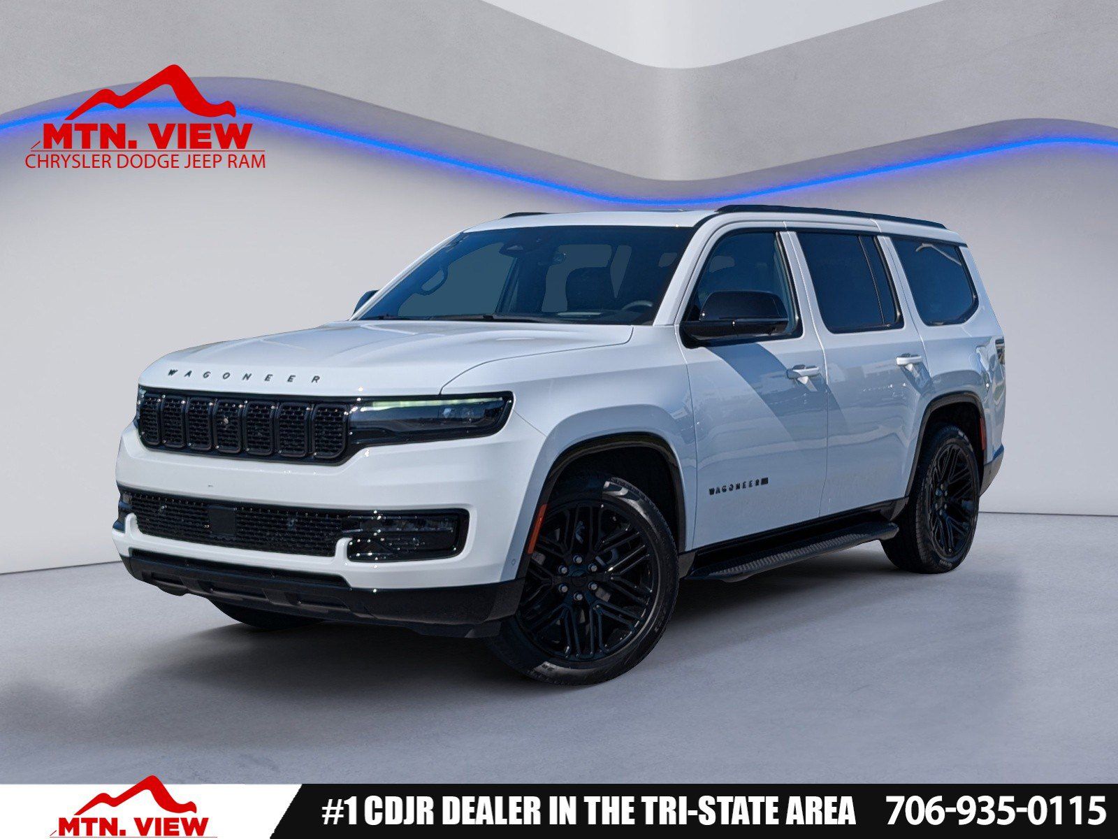 Bright White Clearcoat 2024 Jeep Wagoneer Series II 4WD SUV / Crossover Four-Wheel Drive 8-Speed Automatic