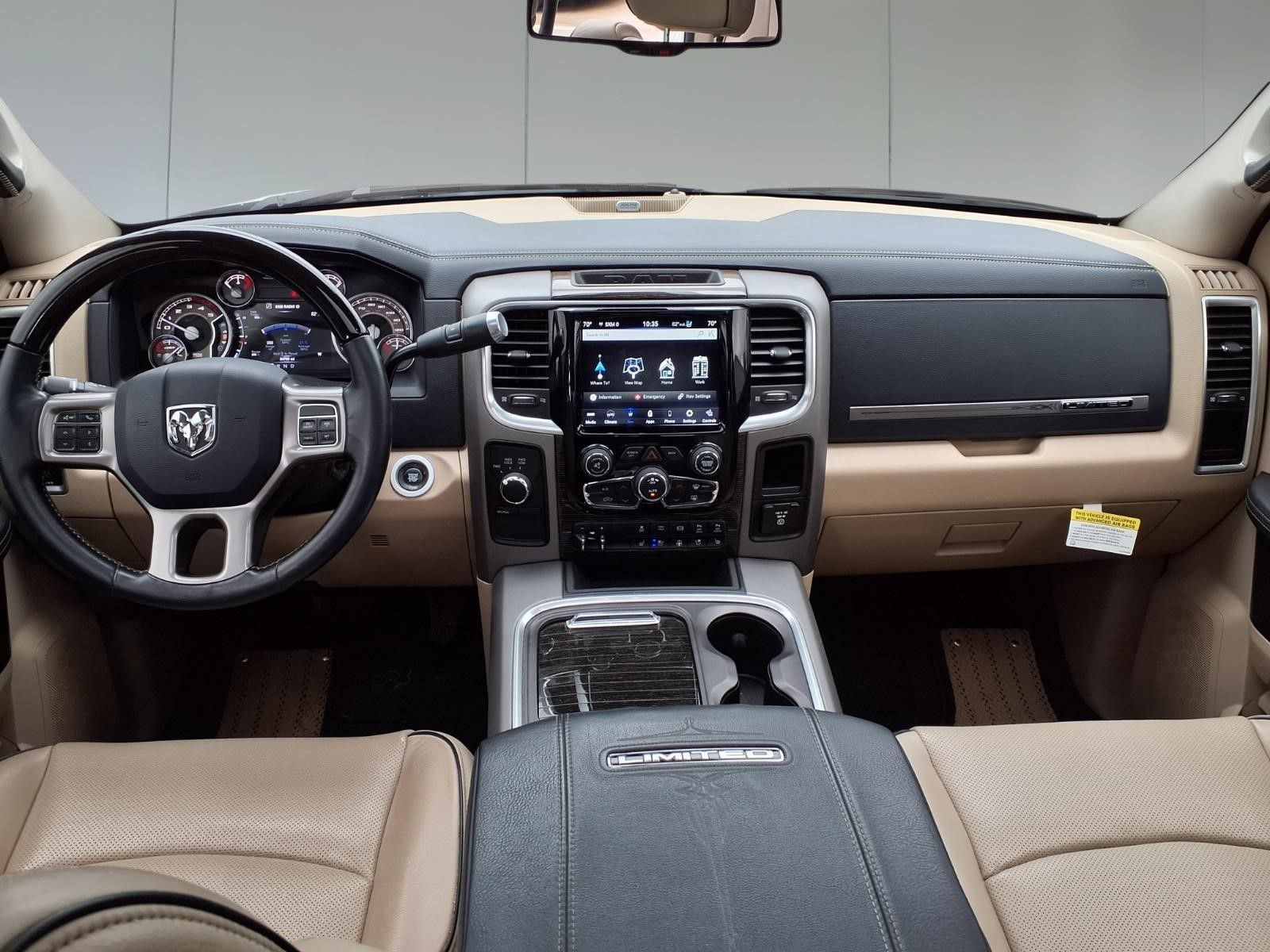 2018 Ram 2500 Laramie Longhorn White at Victoria Chrysler Dodge Jeep Ram