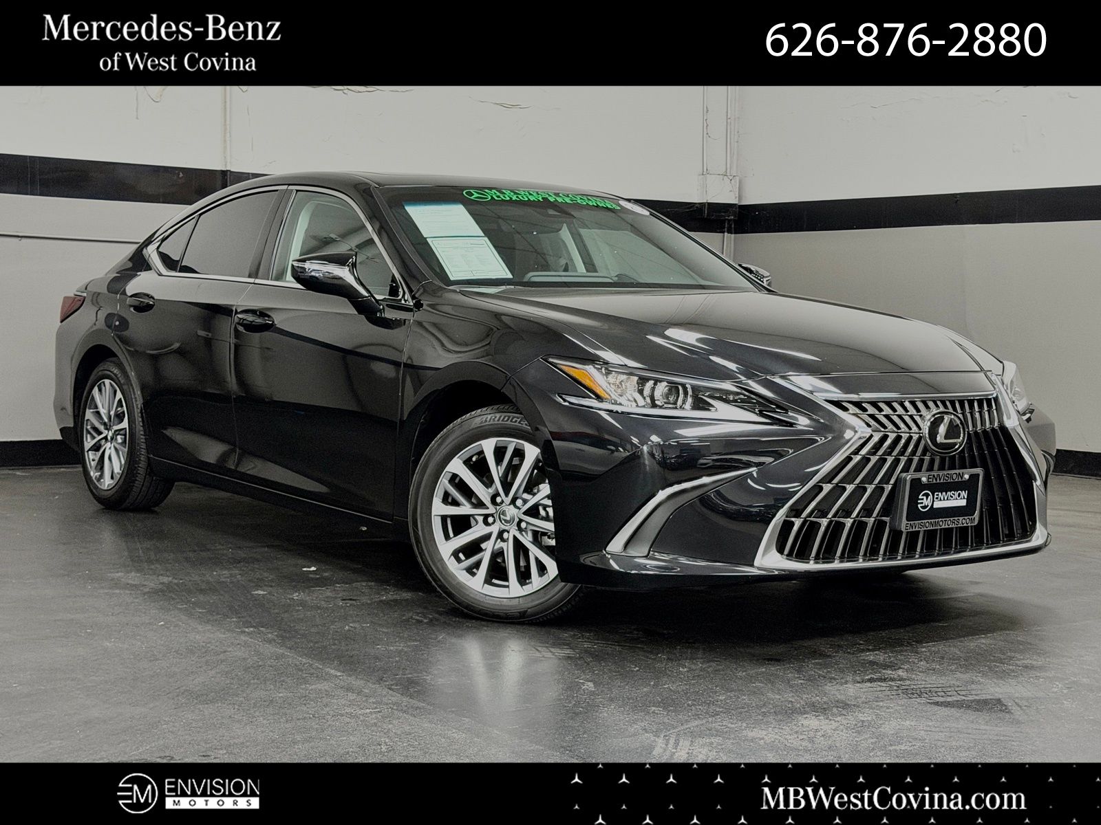 Black (Caviar) 2025 Lexus ES 350 FWD Sedan Front-Wheel Drive 8-Speed Automatic