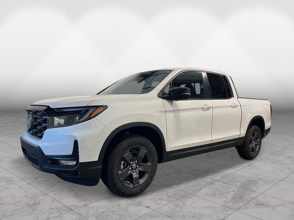Platinum White Pearl 2026 Honda Ridgeline Pickup Truck All-Wheel Drive 9-Speed Automatic