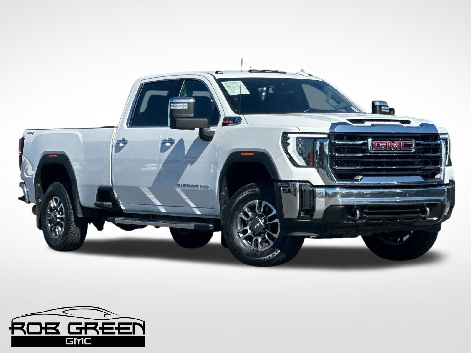 Summit White 2024 GMC Sierra 3500HD Pickup Truck Four-Wheel Drive Automatic