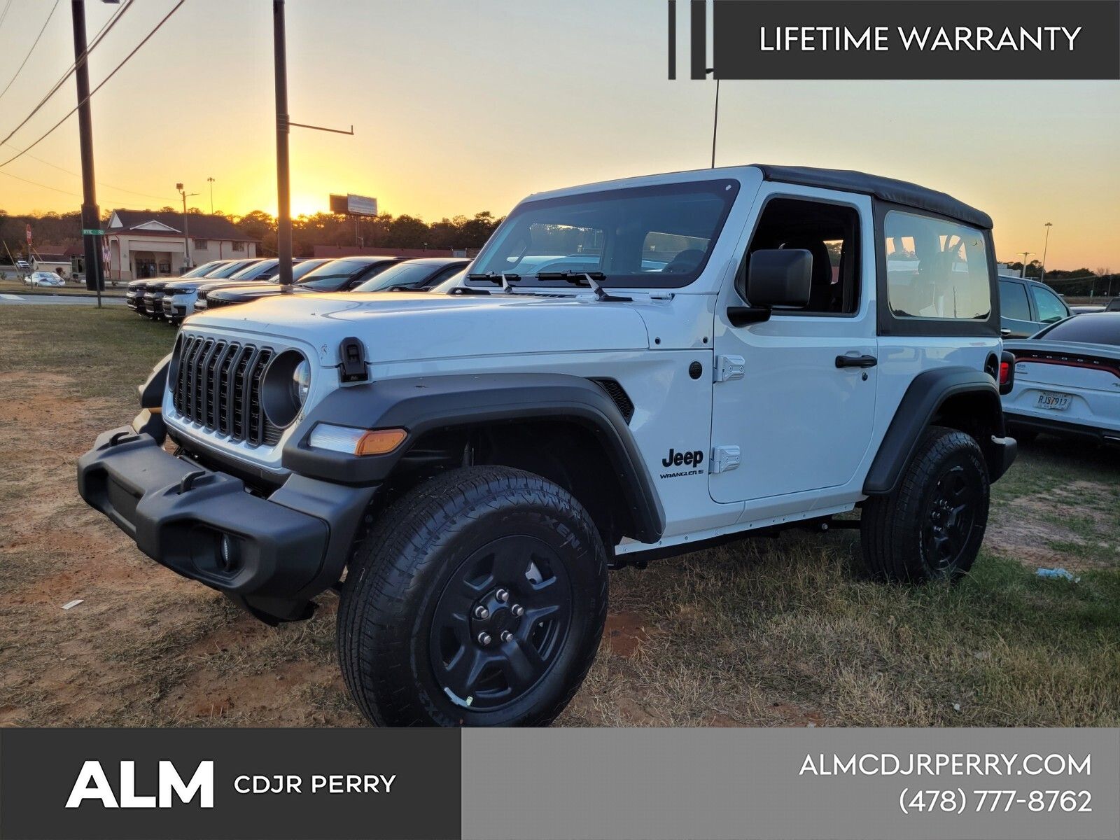 Bright White Clearcoat 2026 Jeep Wrangler Sport 2-Door 4WD SUV / Crossover Four-Wheel Drive 8-Speed Automatic