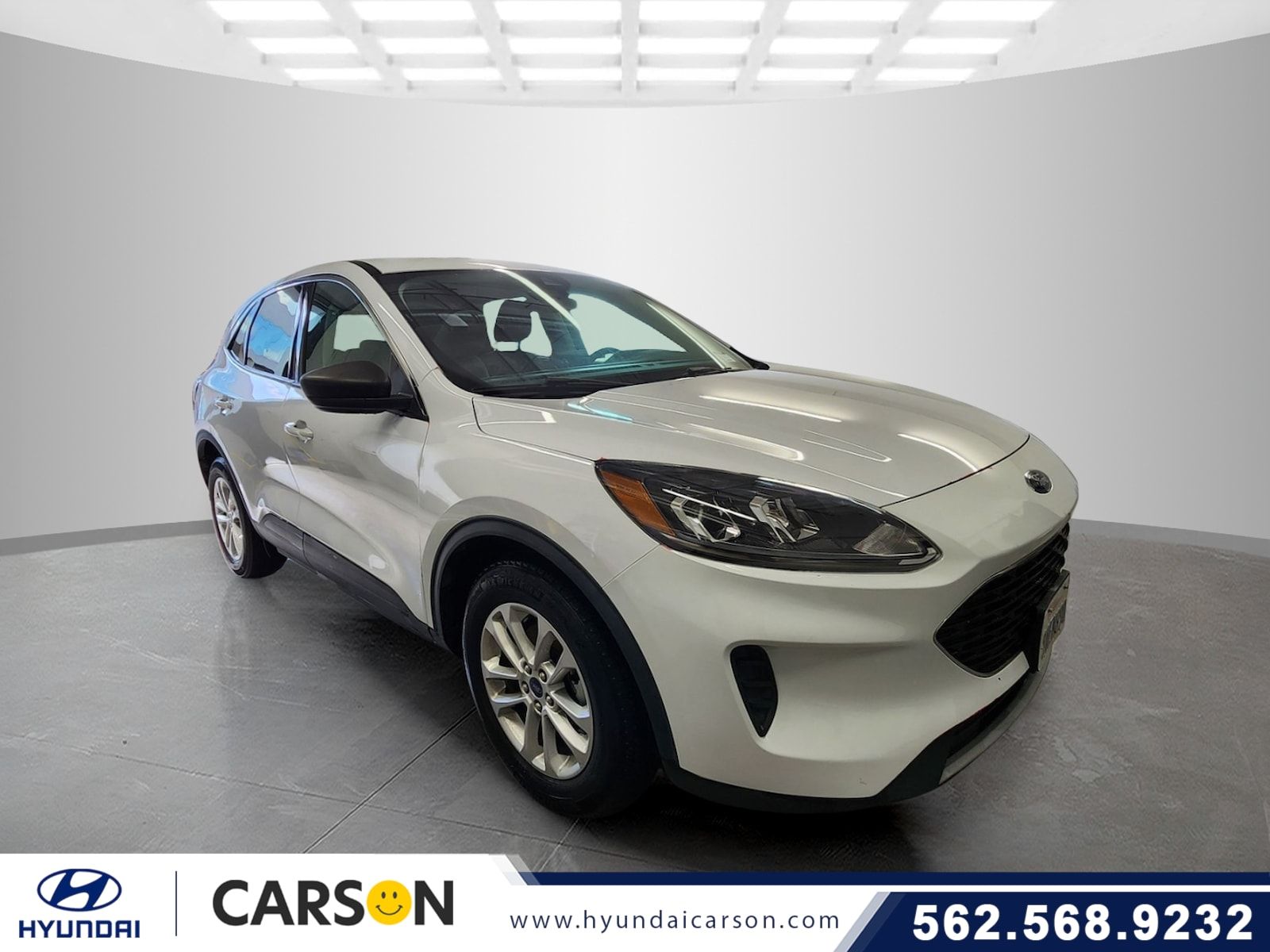 Oxford White 2022 Ford Escape Hybrid SE FWD SUV / Crossover Front-Wheel Drive Continuously Variable Transmission