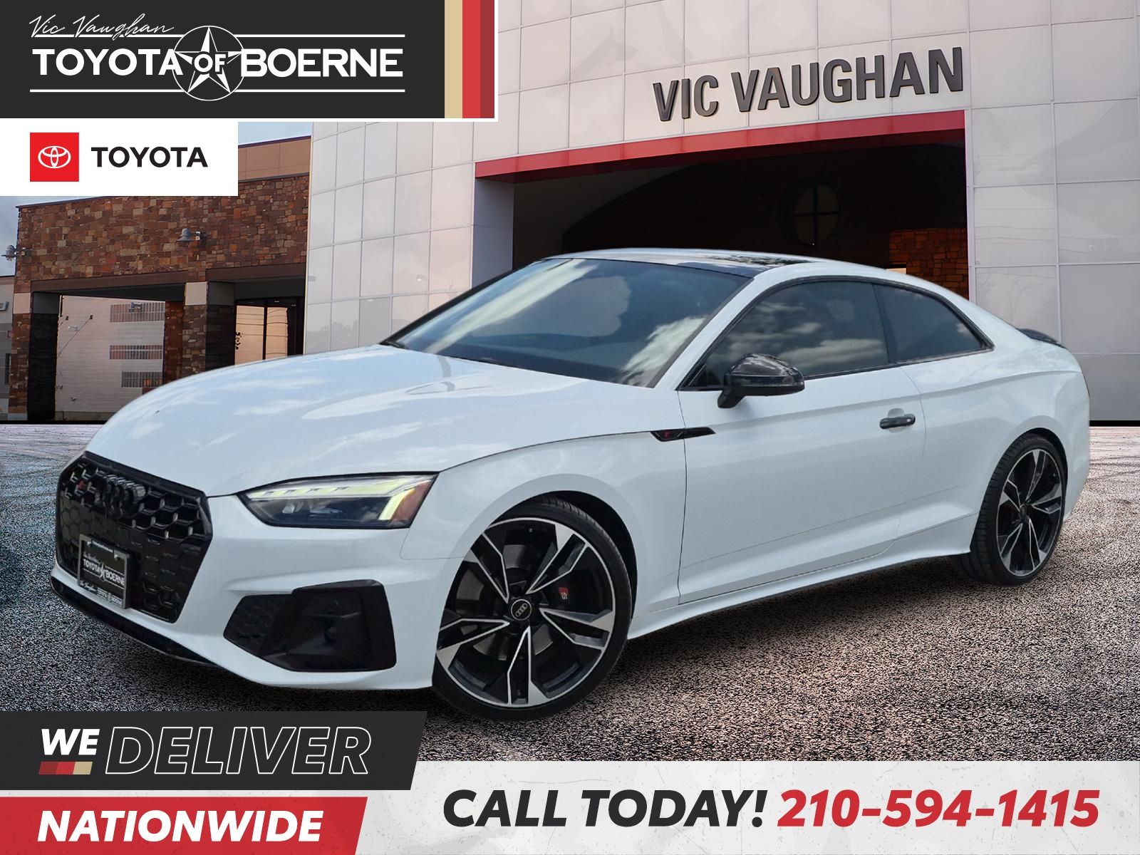 White 2023 Audi S5 Coupe All-Wheel Drive 8-Speed Automatic