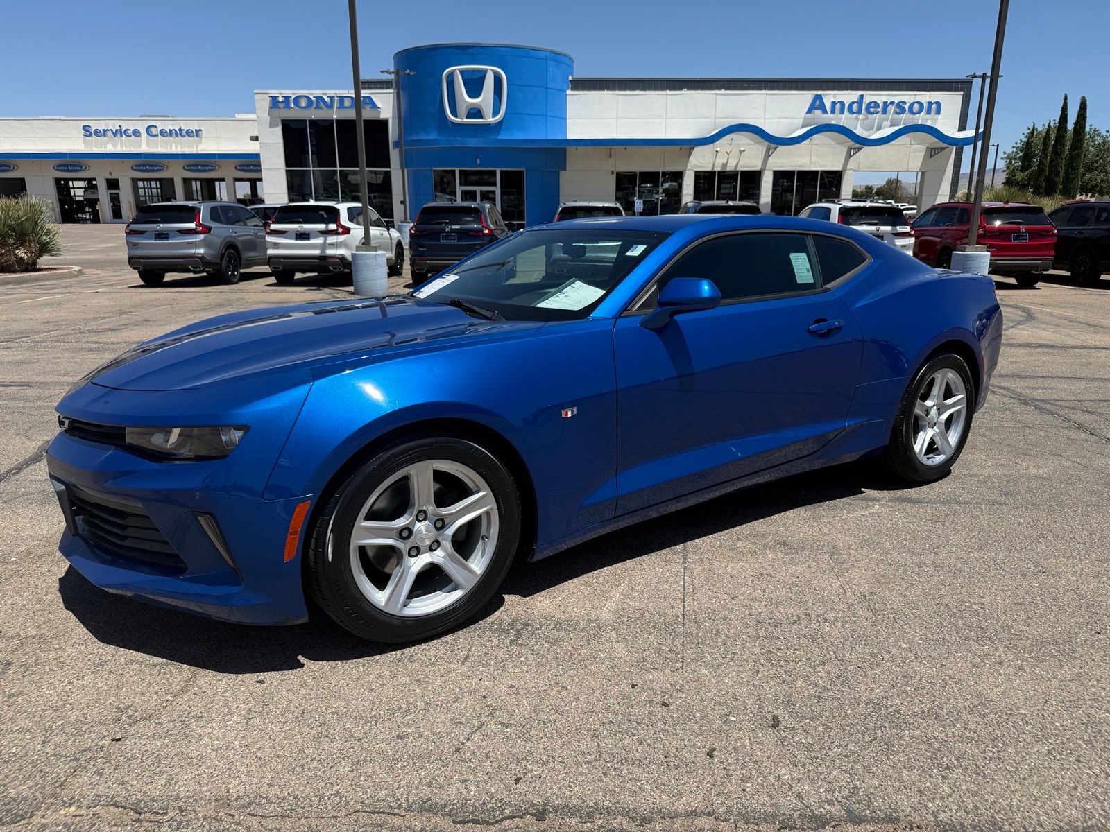 Hyper Blue Metallic 2016 Chevrolet Camaro 1LT Coupe RWD Coupe Rear-Wheel Drive 8-Speed Automatic