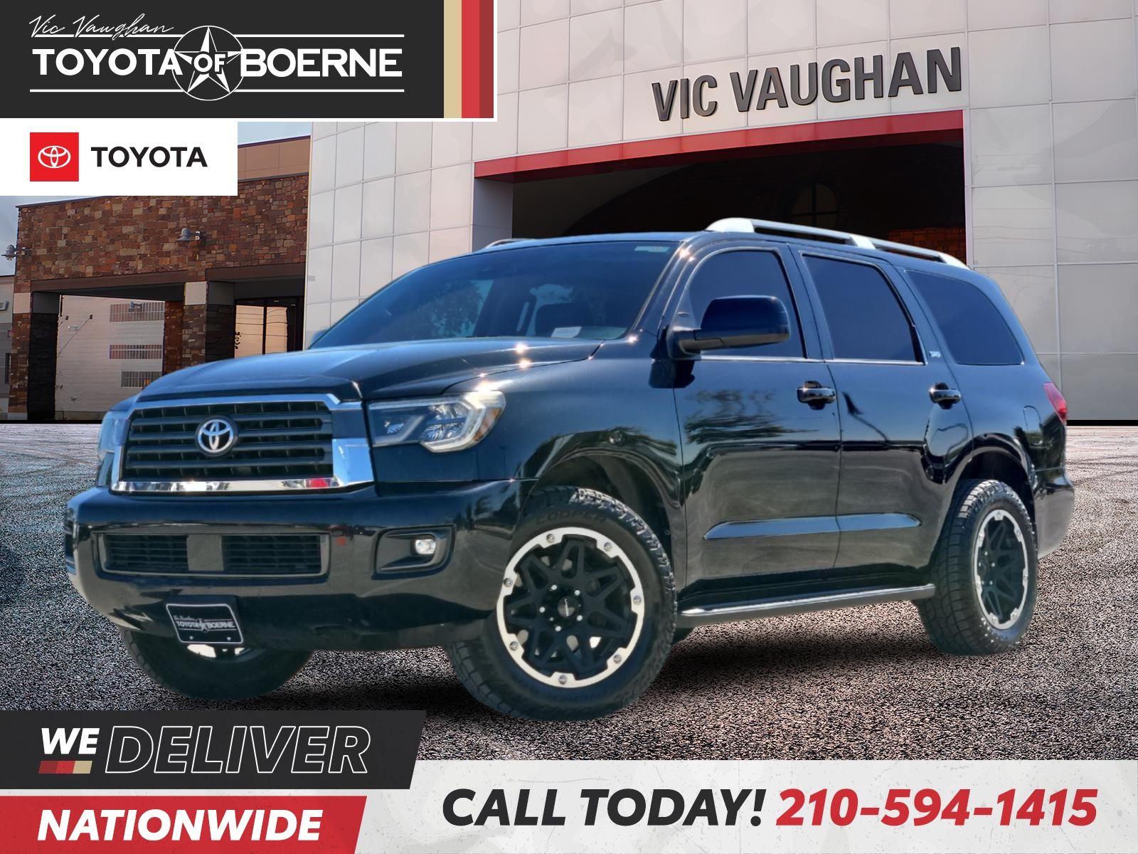 Midnight Black Metallic 2019 Toyota Sequoia SUV / Crossover Four-Wheel Drive 6-Speed Automatic