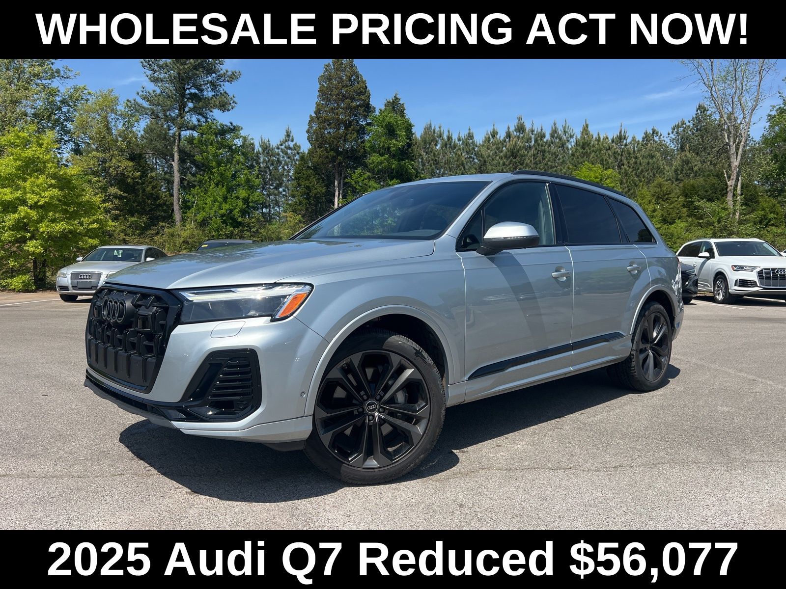Satellite Silver Metallic 2025 Audi Q7 SUV / Crossover All-Wheel Drive 8-Speed Automatic