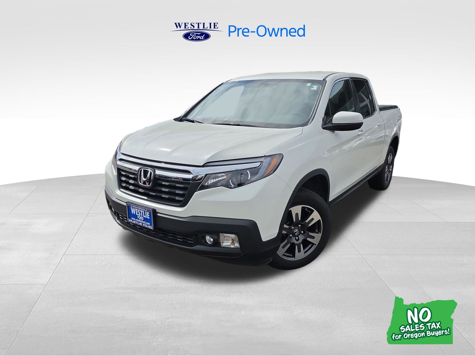 White Diamond Pearl 2017 Honda Ridgeline RTL AWD Pickup Truck All-Wheel Drive 6-Speed Automatic