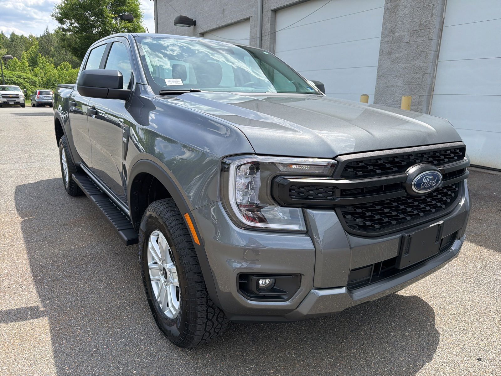 Gray Metallic 2024 Ford Ranger XL SuperCrew RWD Pickup Truck 4X2 Automatic