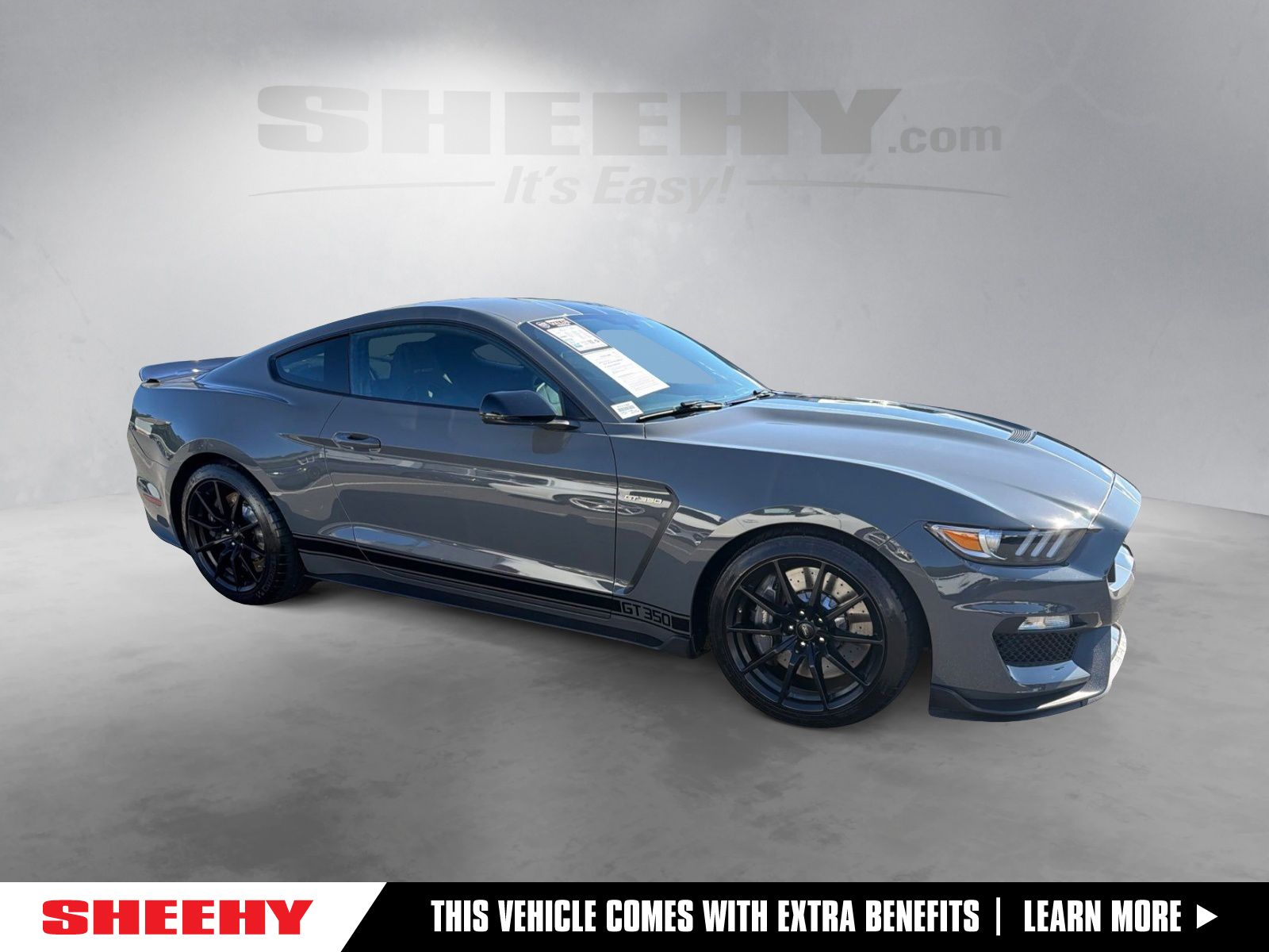 Lead Foot Gray 2018 Ford Mustang Shelby GT350 Coupe Rear-Wheel Drive 6-Speed Manual