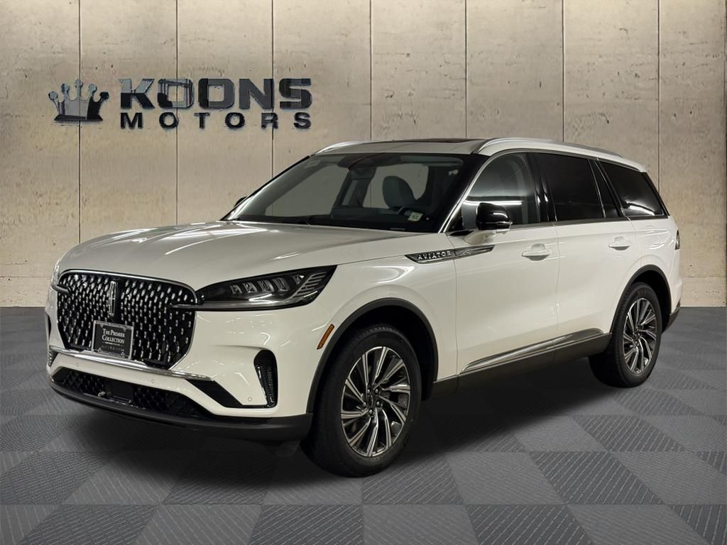 White Metallic 2026 Lincoln Aviator SUV / Crossover All-Wheel Drive Automatic