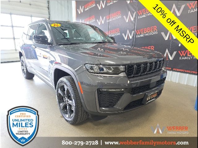 Baltic Gray Metallic Clearcoat 2026 Jeep Grand Cherokee L SUV / Crossover Four-Wheel Drive 8-Speed Automatic