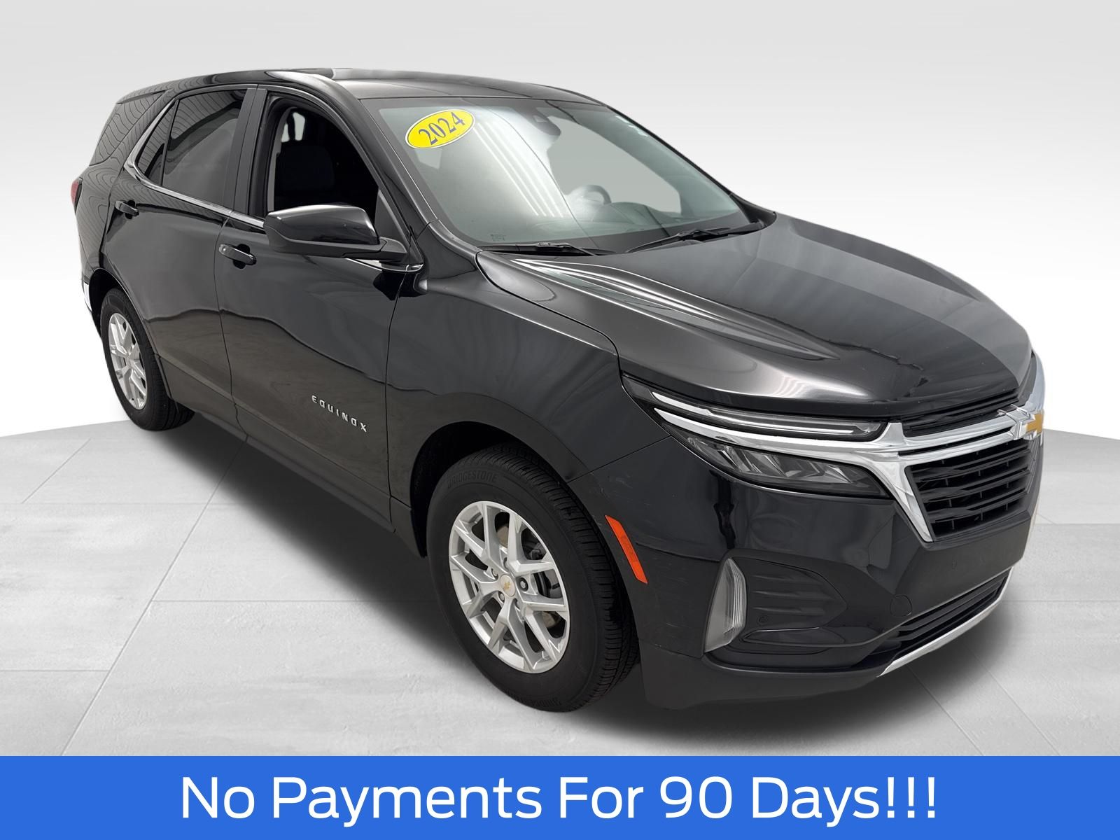 Mosaic Black Metallic 2024 Chevrolet Equinox LT AWD with 1LT SUV / Crossover Four-Wheel Drive 6-Speed Automatic Overdrive