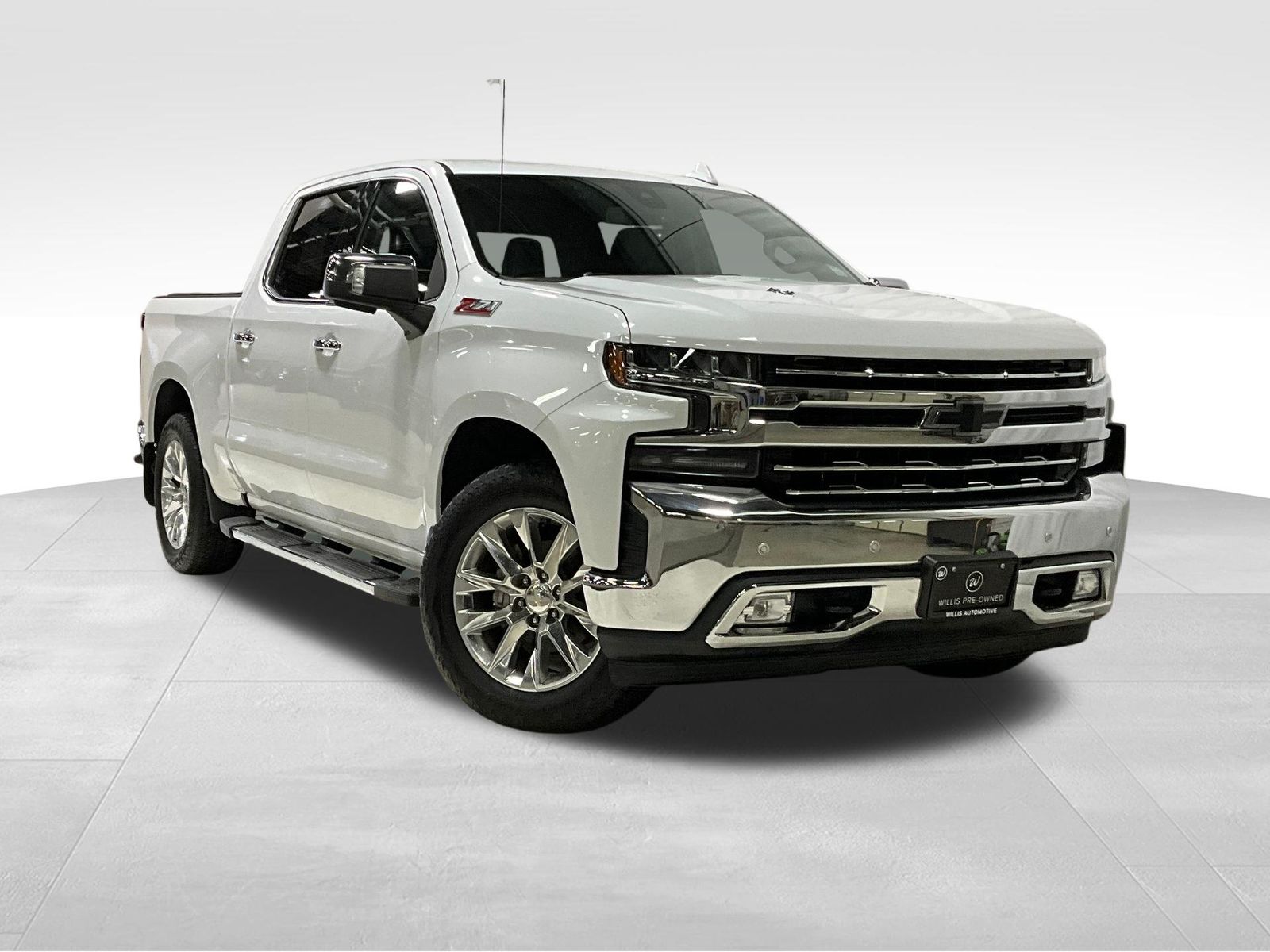 Summit White 2019 Chevrolet Silverado 1500 Pickup Truck Four-Wheel Drive Automatic