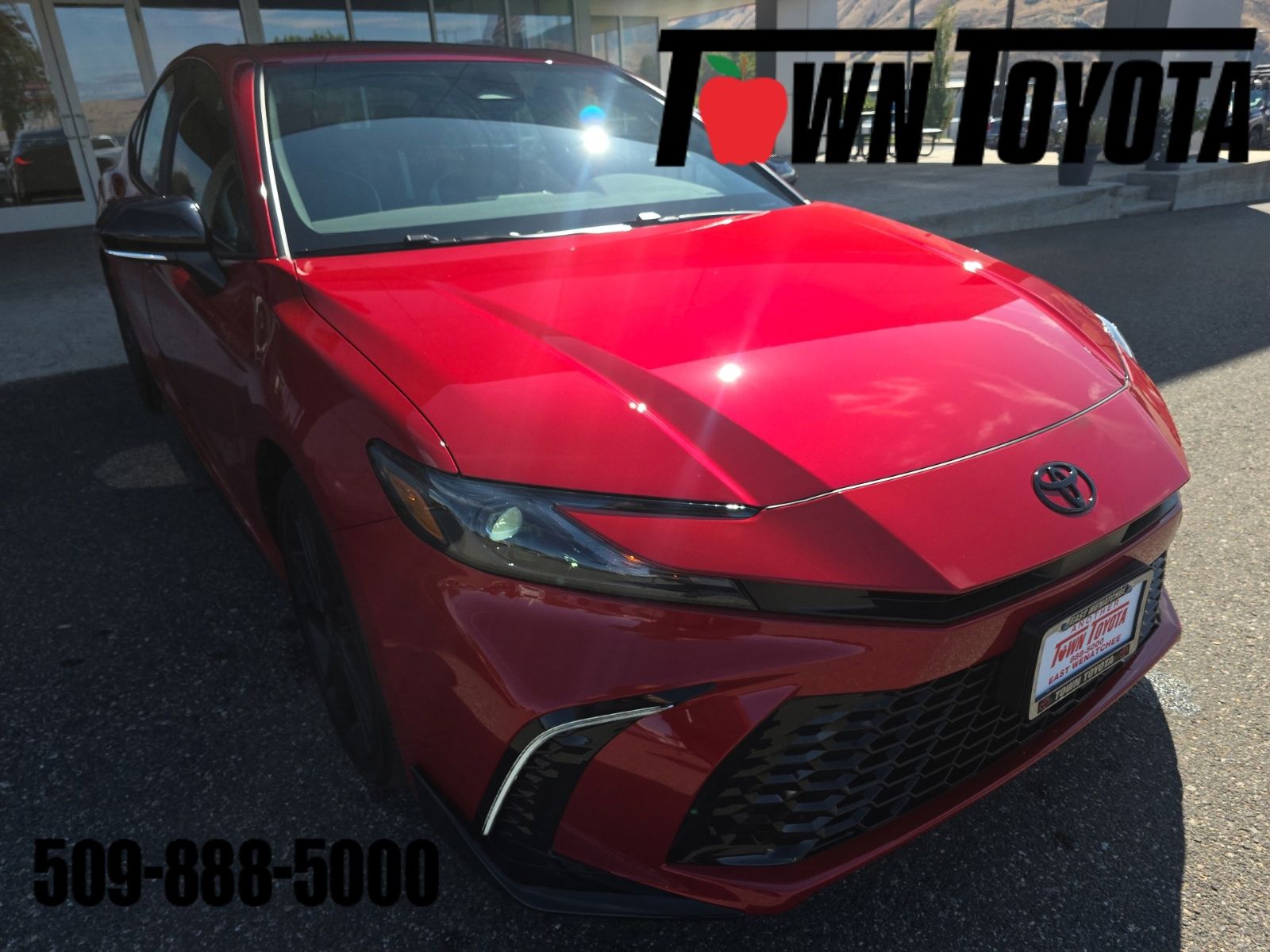 Red 2026 Toyota Camry Sedan All-Wheel Drive Continuously Variable Transmission