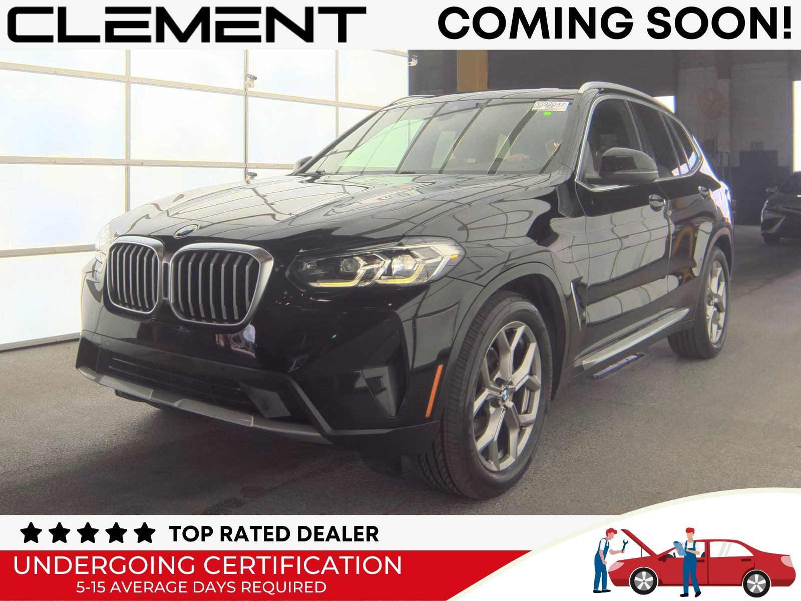 Jet Black 2022 BMW X3 xDrive30i AWD SUV / Crossover All-Wheel Drive 8-Speed Automatic