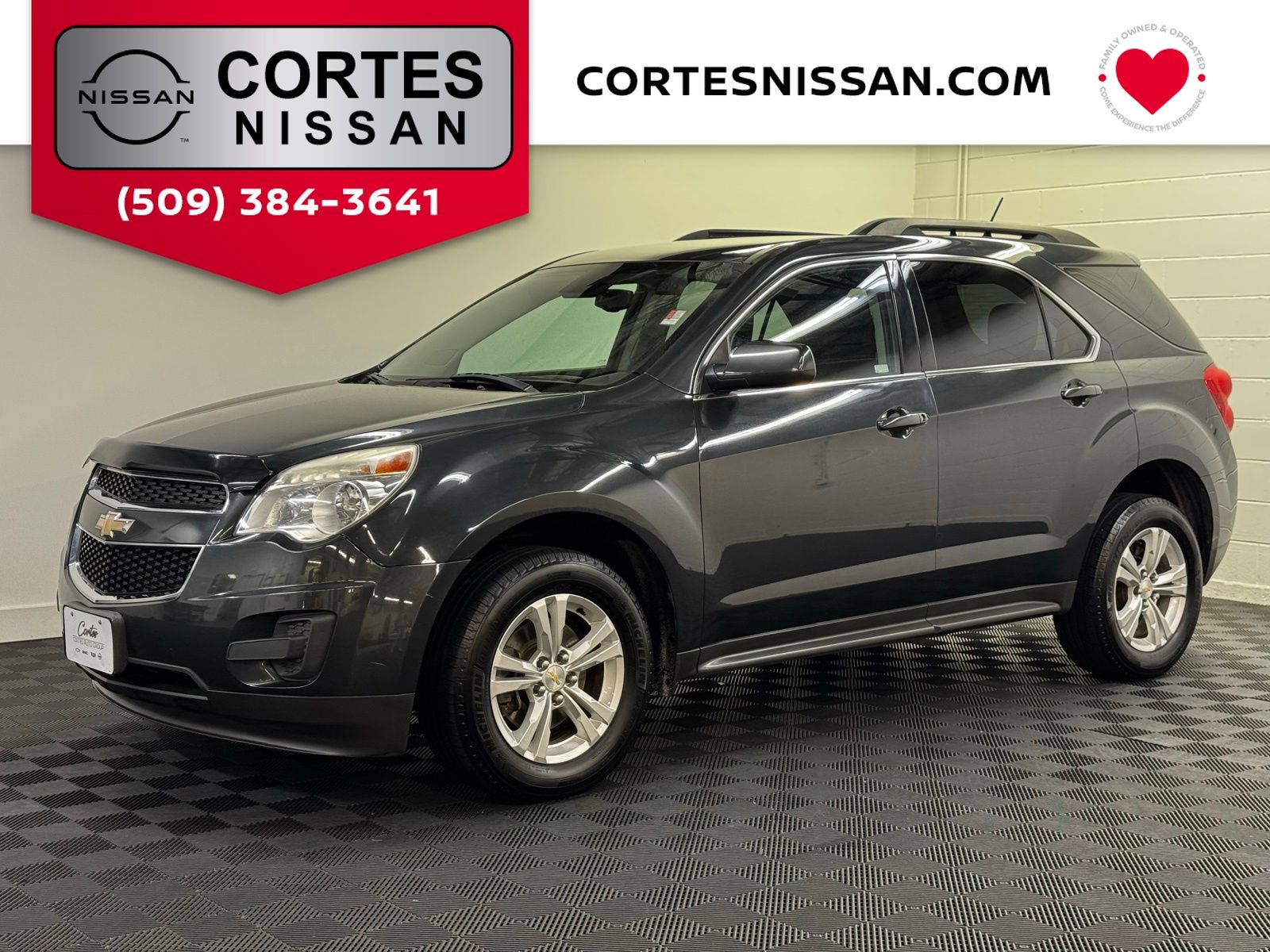 Ashen Gray Metallic 2014 Chevrolet Equinox 1LT AWD SUV / Crossover All-Wheel Drive 6-Speed Automatic Overdrive