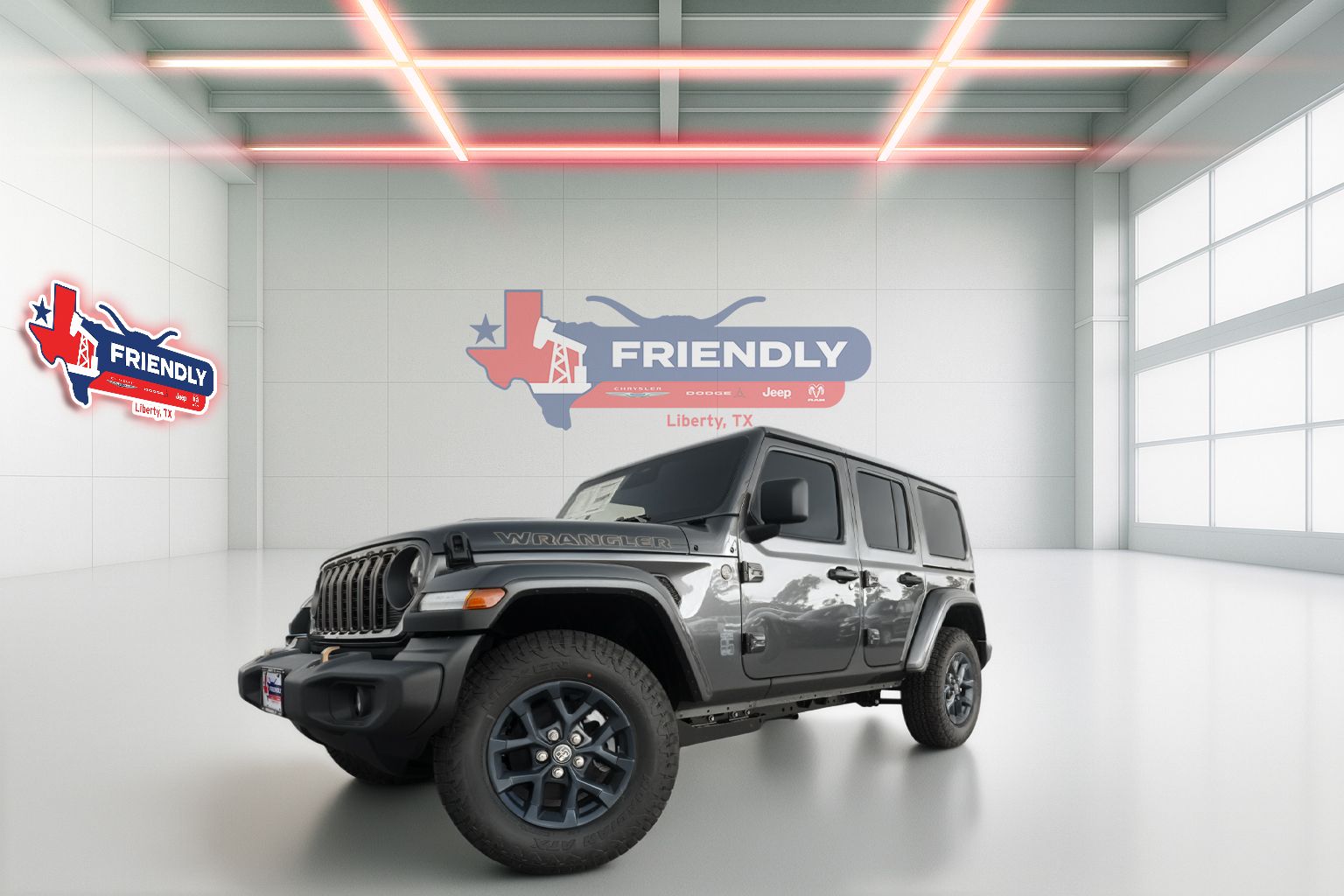 Gray (Granite Crystal Metallic Clearcoat) 2026 Jeep Wrangler SUV / Crossover Four-Wheel Drive 8-Speed Automatic