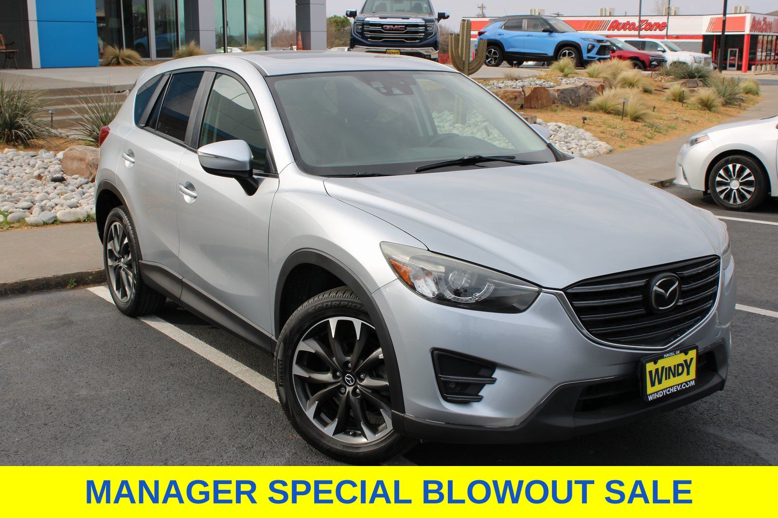 Sonic Silver Metallic 2016 Mazda CX-5 SUV / Crossover Front-Wheel Drive 6-Speed Automatic