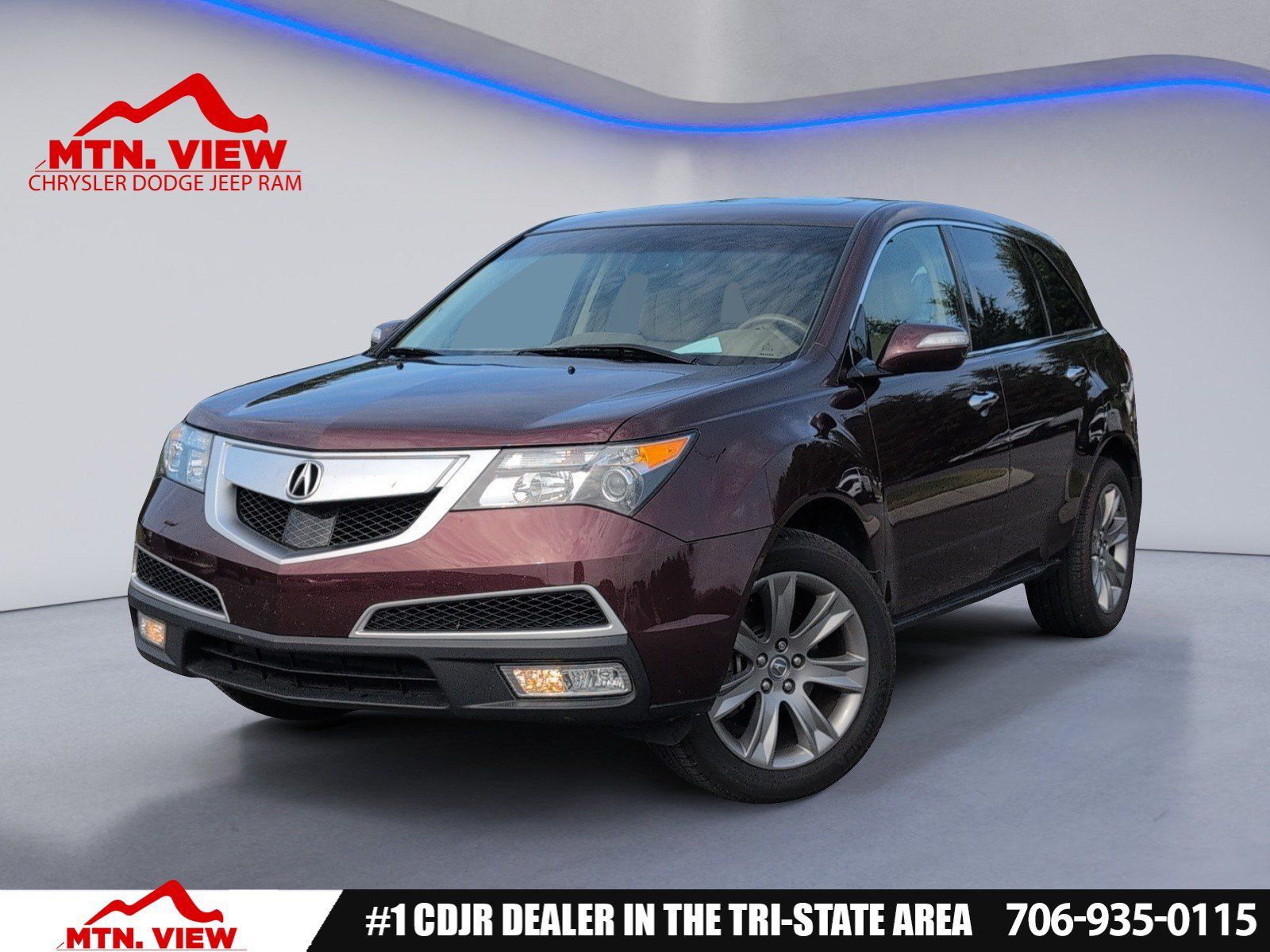 Red 2012 Acura MDX SUV / Crossover All-Wheel Drive 6-Speed Automatic