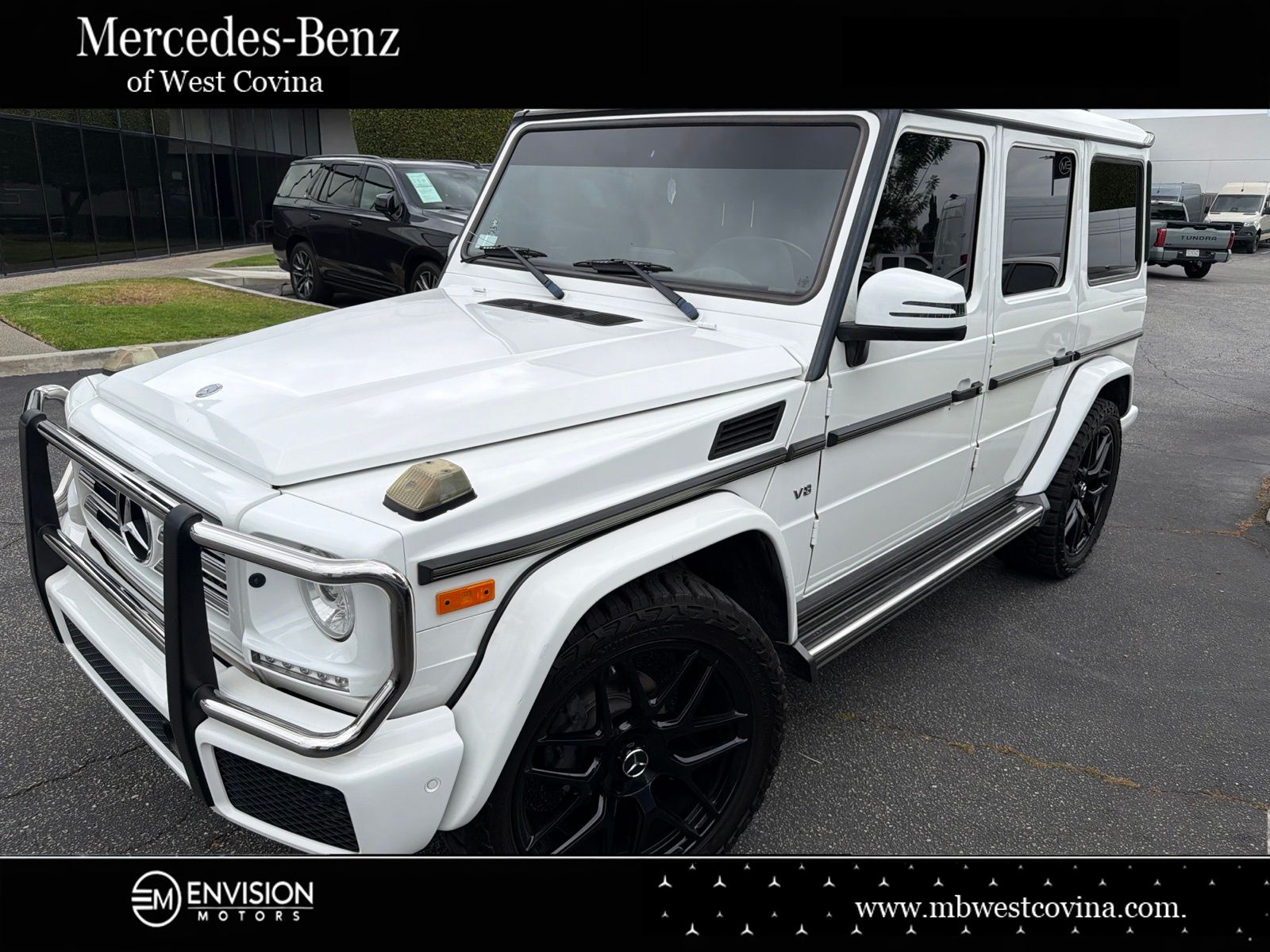 Polar White 2016 Mercedes-Benz G-Class SUV / Crossover All-Wheel Drive 7-Speed Automatic