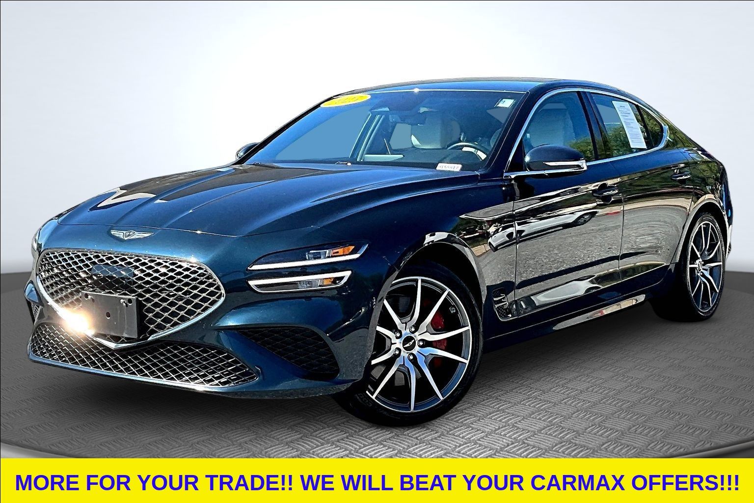 Tasman Blue 2025 Genesis G70 Sedan Rear-Wheel Drive 8-Speed Automatic