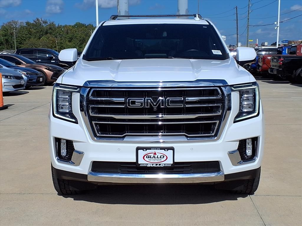 2023 GMC Yukon XL SLT White at Classic Chevrolet Galveston