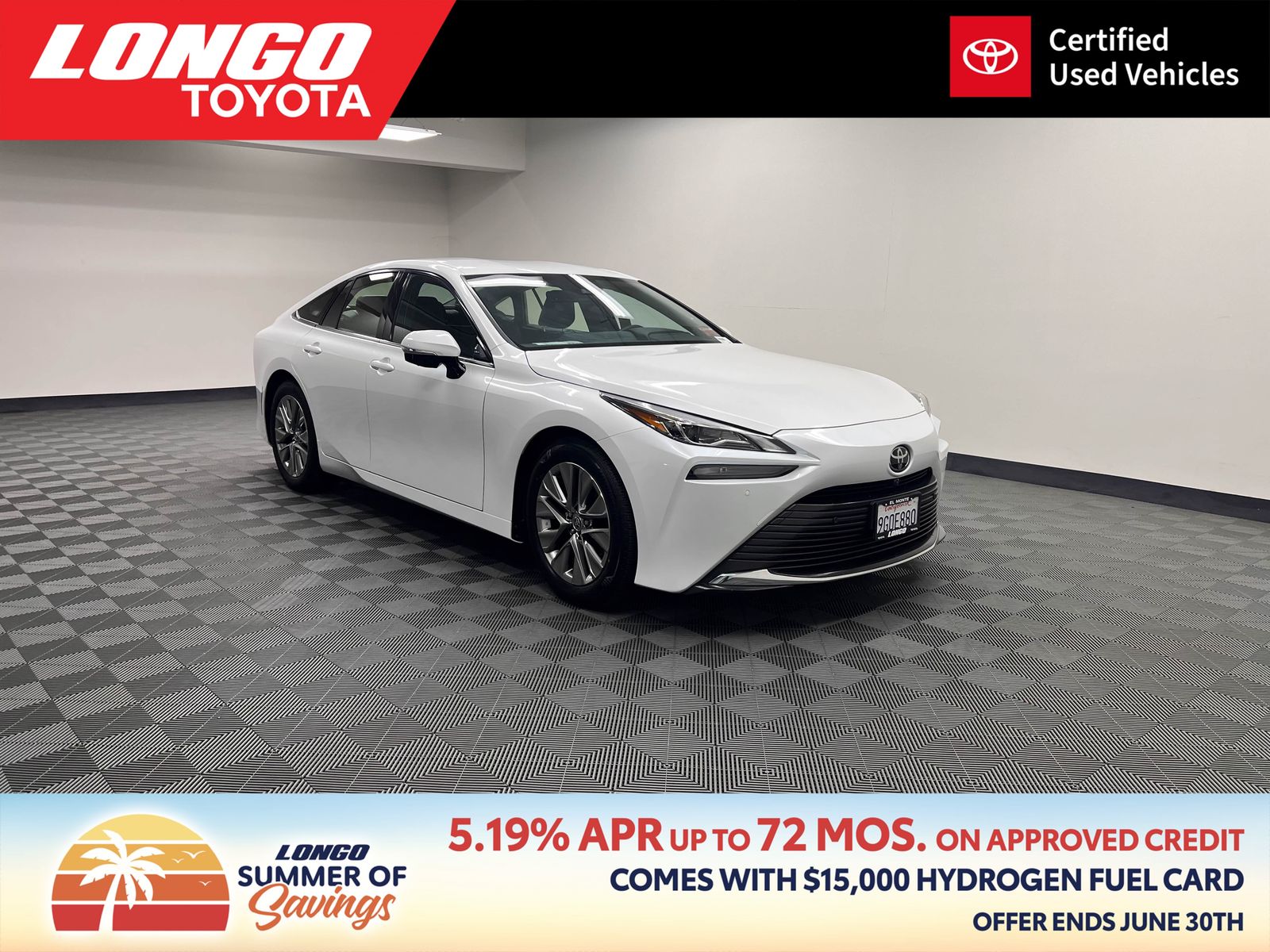 used 2023 Toyota Mirai car, priced at $14,888