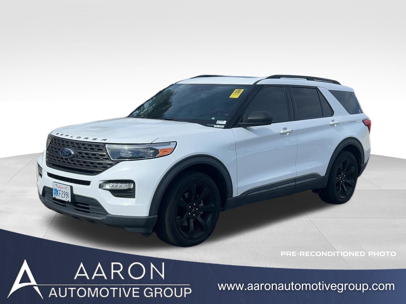 Oxford White 2021 Ford Explorer SUV / Crossover Rear-Wheel Drive Automatic