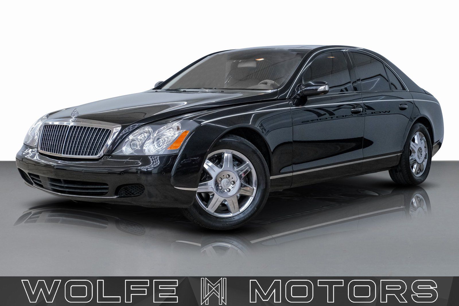 Black 2005 Maybach 57 Sedan Rear-Wheel Drive 5-Speed Automatic Overdrive