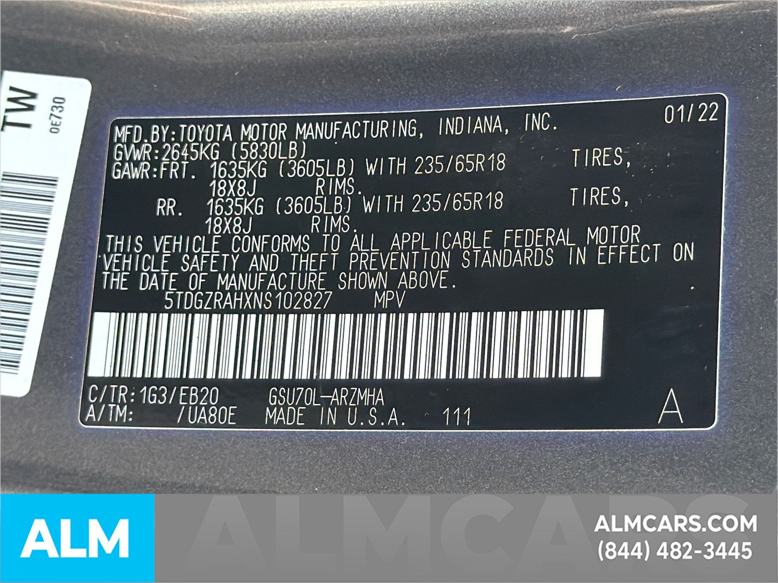 Used 2022 Gray Toyota XLE image 41