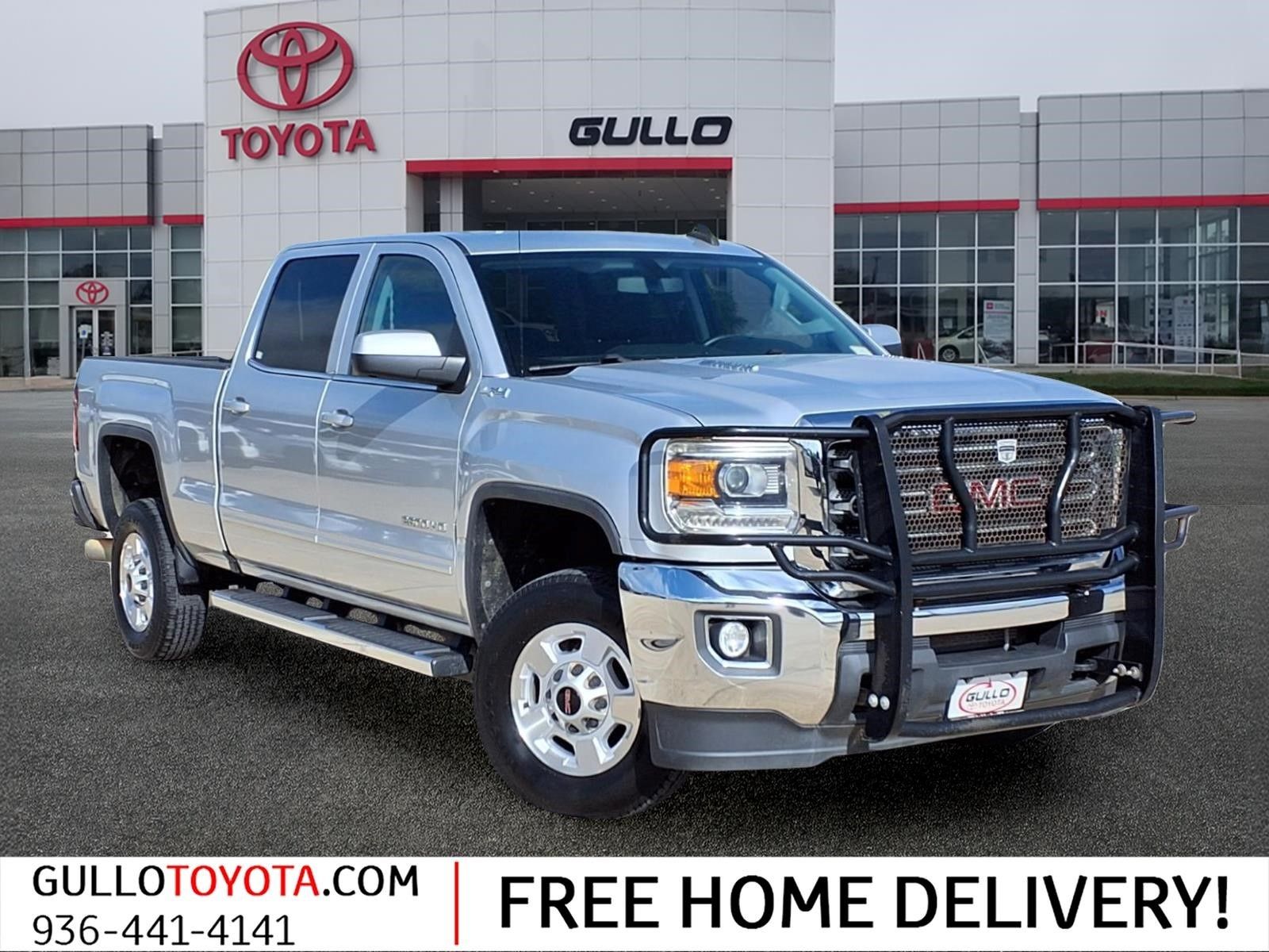 Quicksilver Metallic 2016 GMC Sierra 2500HD Pickup Truck Four-Wheel Drive 6-Speed Automatic