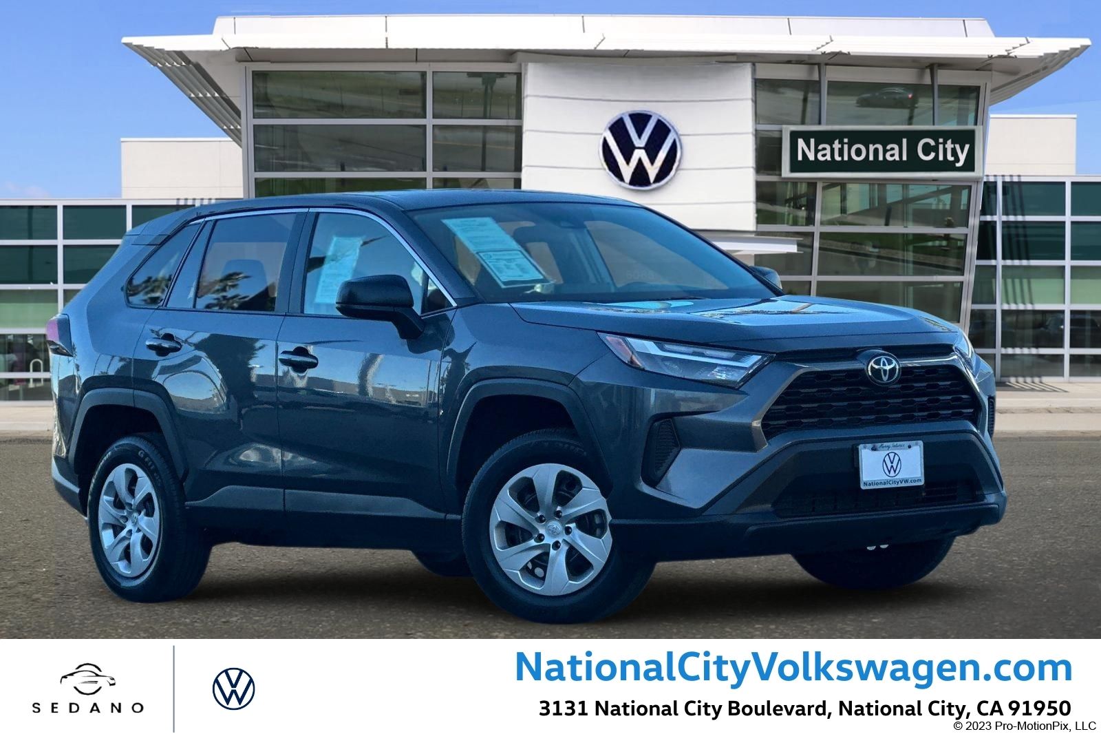 Magnetic Gray Metallic 2023 Toyota RAV4 LE FWD SUV / Crossover Front-Wheel Drive 8-Speed Automatic