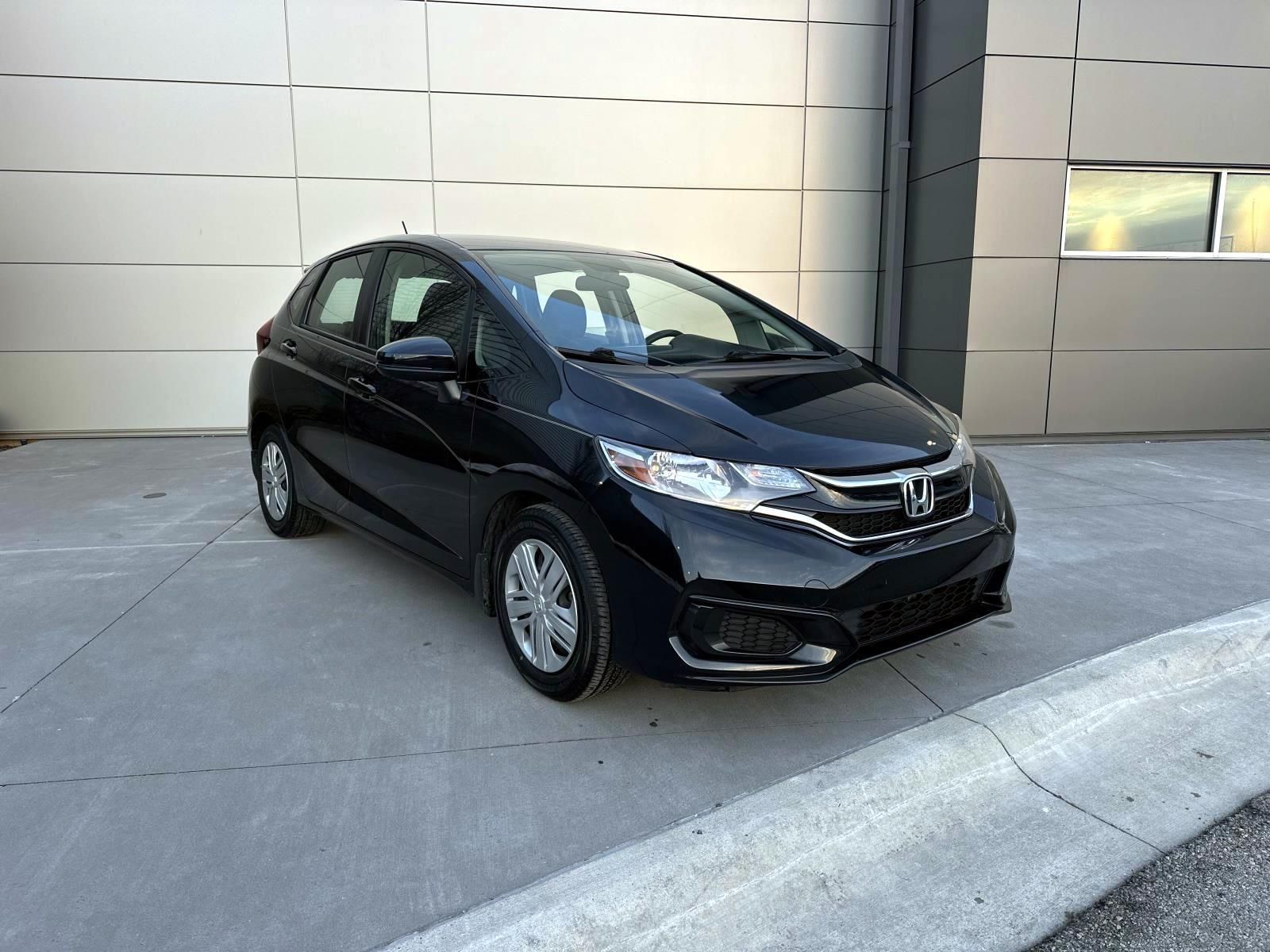 Crystal Black Pearl 2018 Honda Fit LX Hatchback Front-Wheel Drive Continuously Variable Transmission